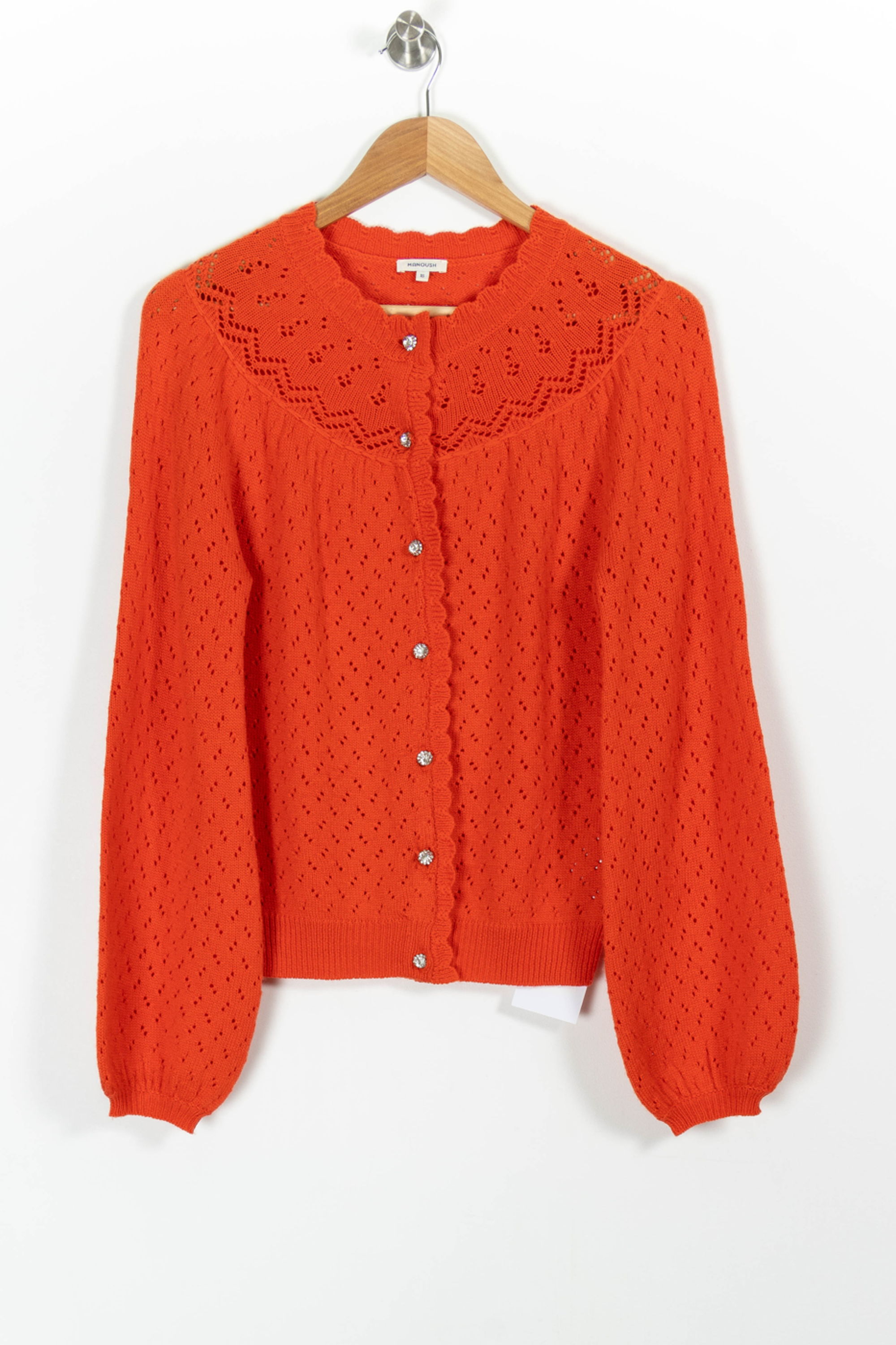 Cardigan Manoush - Seconde Main Orange