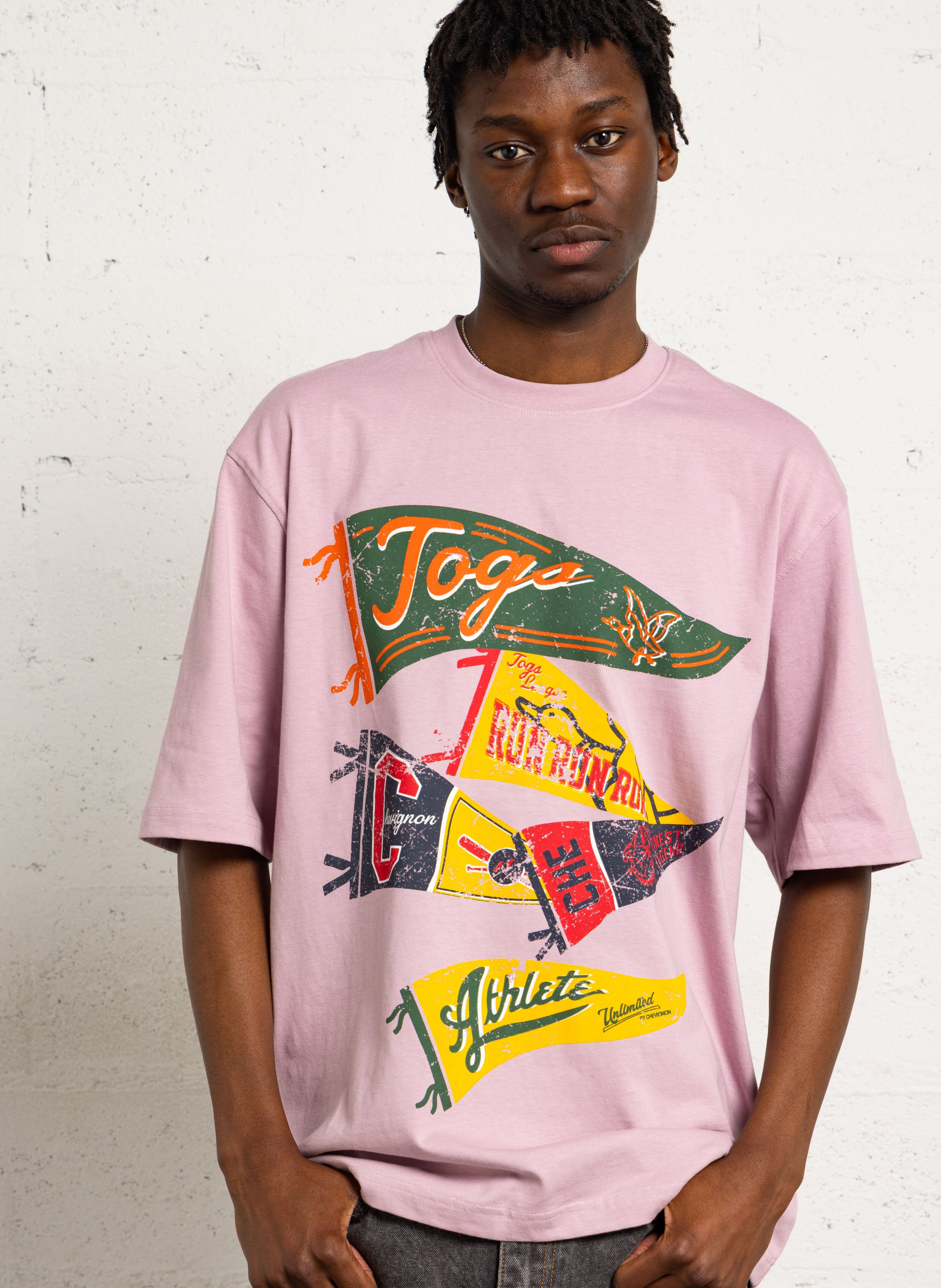 Tee-shirt oversize imprimé en coton CHEVIGNON