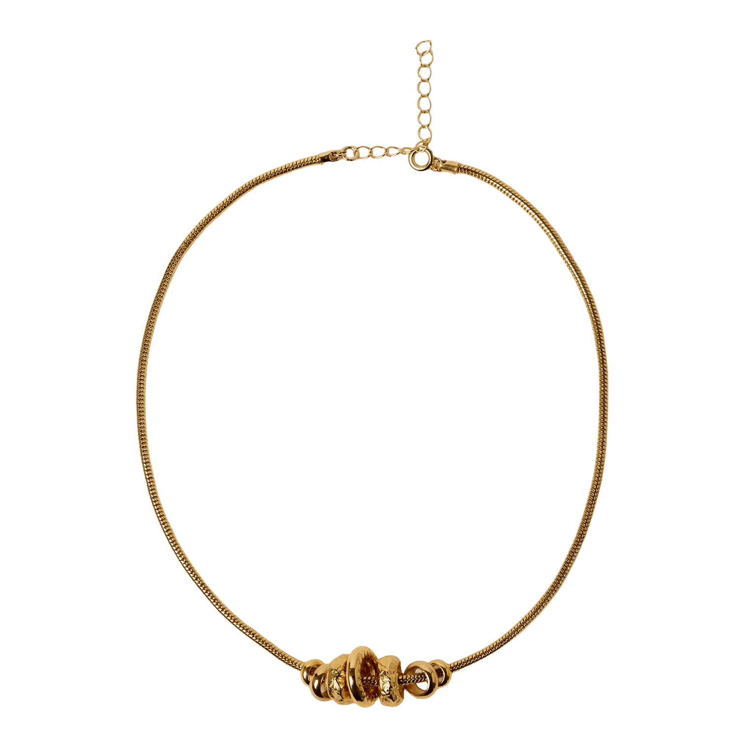 Halskette mit Ringen SESSUN Golden