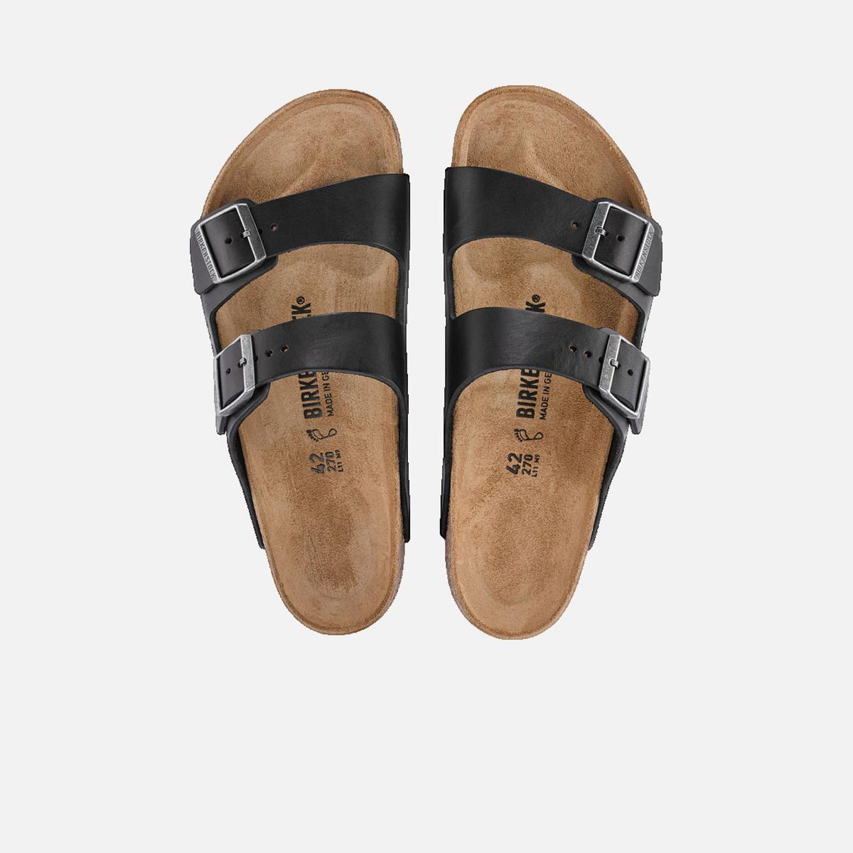 Arizona flat sandals BIRKENSTOCK Black