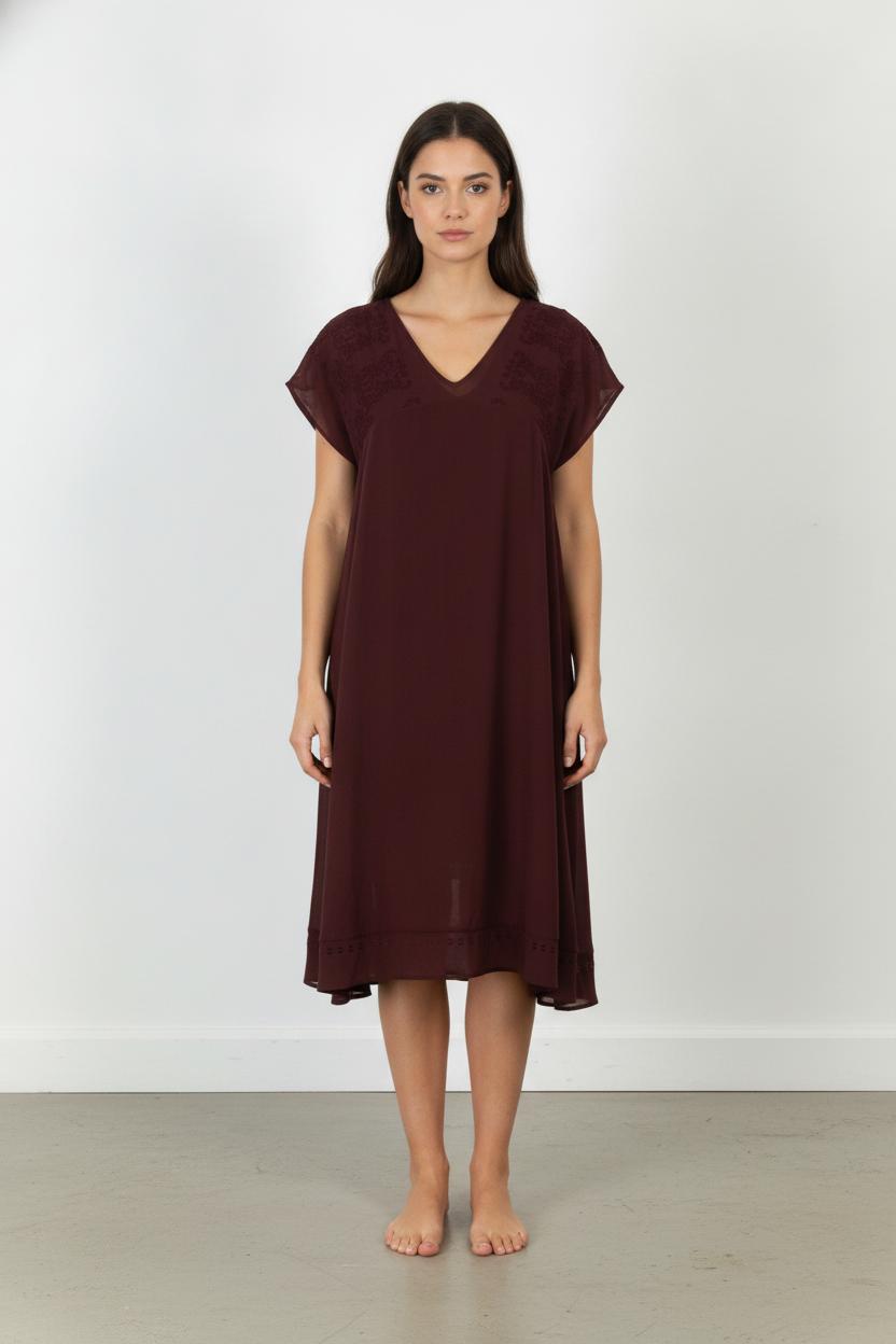 Robe courte & midi COMPTOIR DES COTONNIERS - Seconde main Rouge