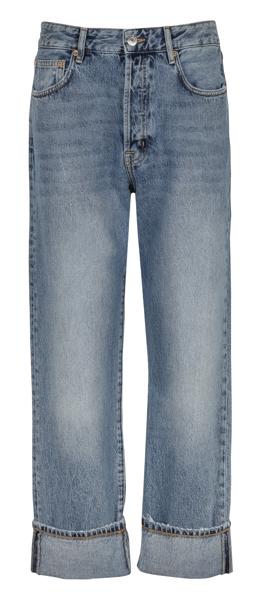 Jean droit en coton BELLEROSE Blue