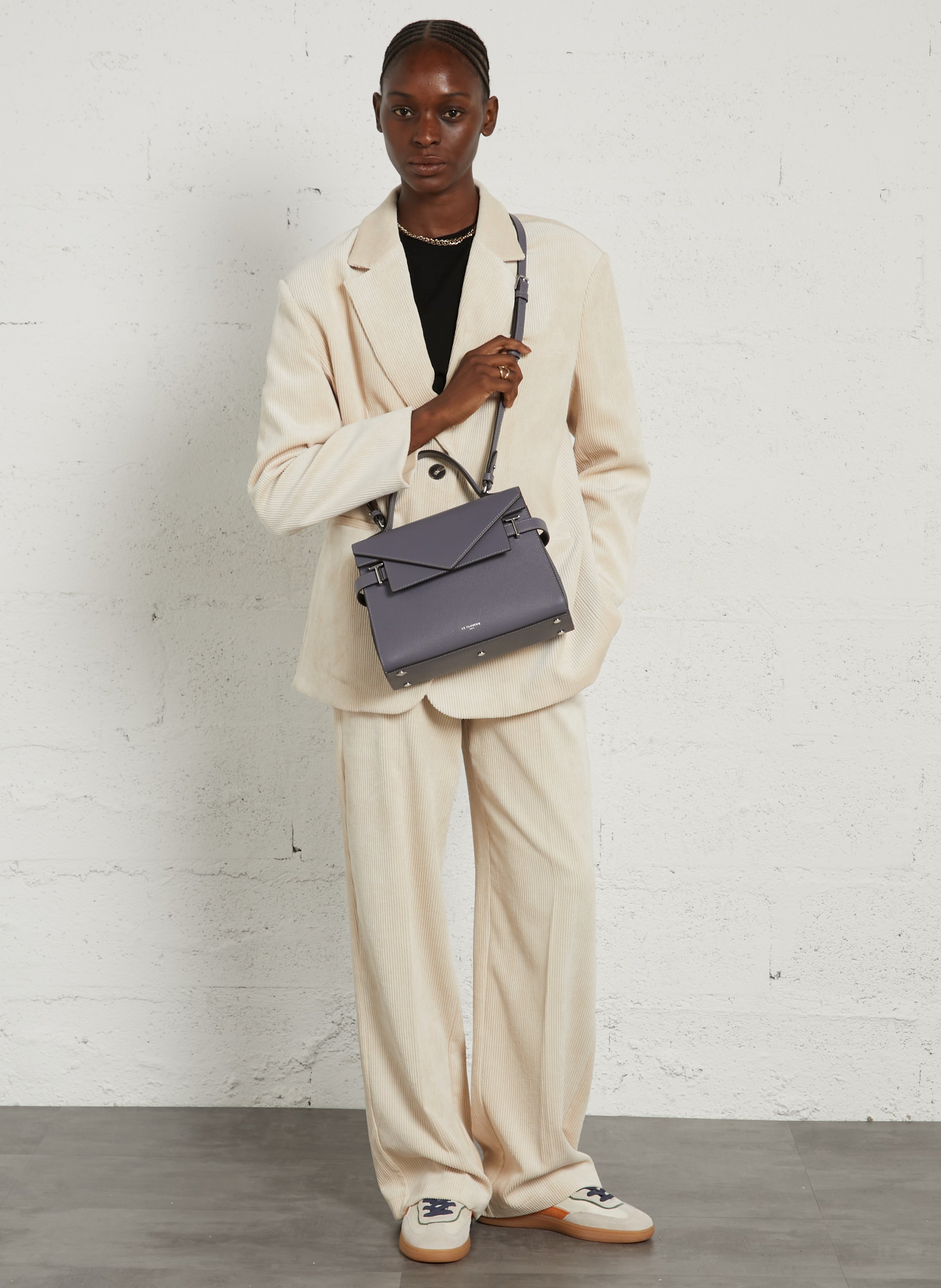 Sac à main en cuir | Bleu LE TANNEUR Femme