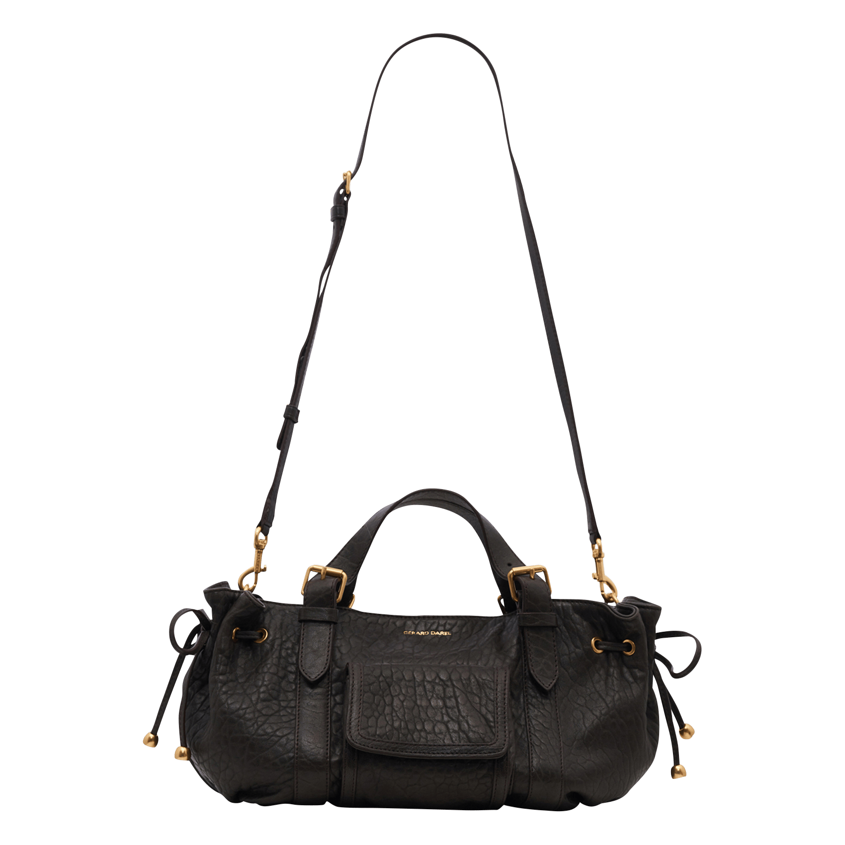 Leren handtas GERARD DAREL Zwart