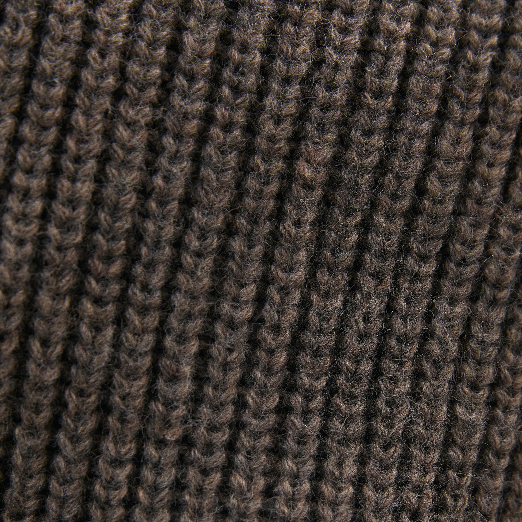 Strick-Schalmütze HUMILITY Braun