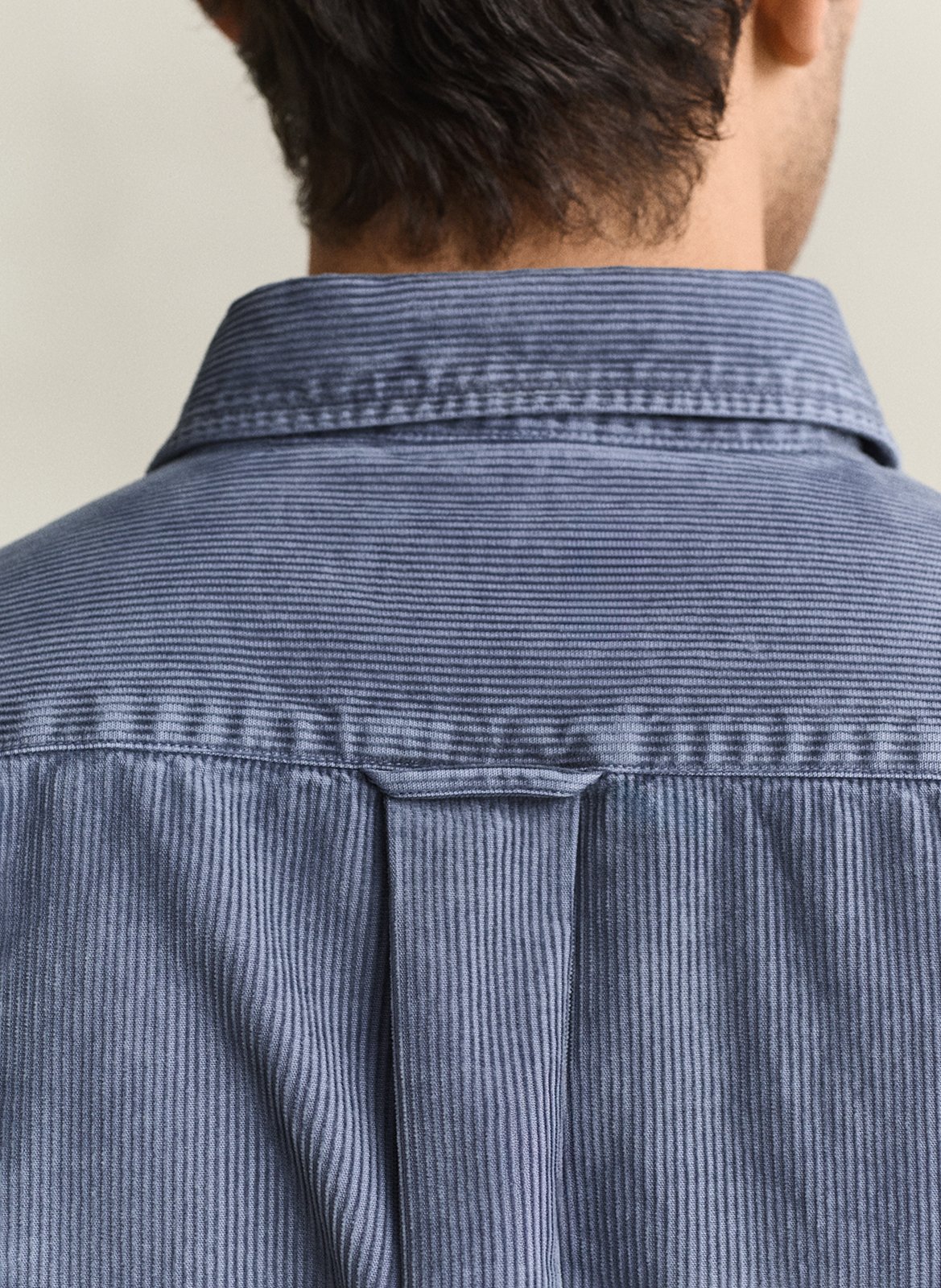 Bluse aus Bio-Baumwolle mit klassischem Kragen GANT Blau