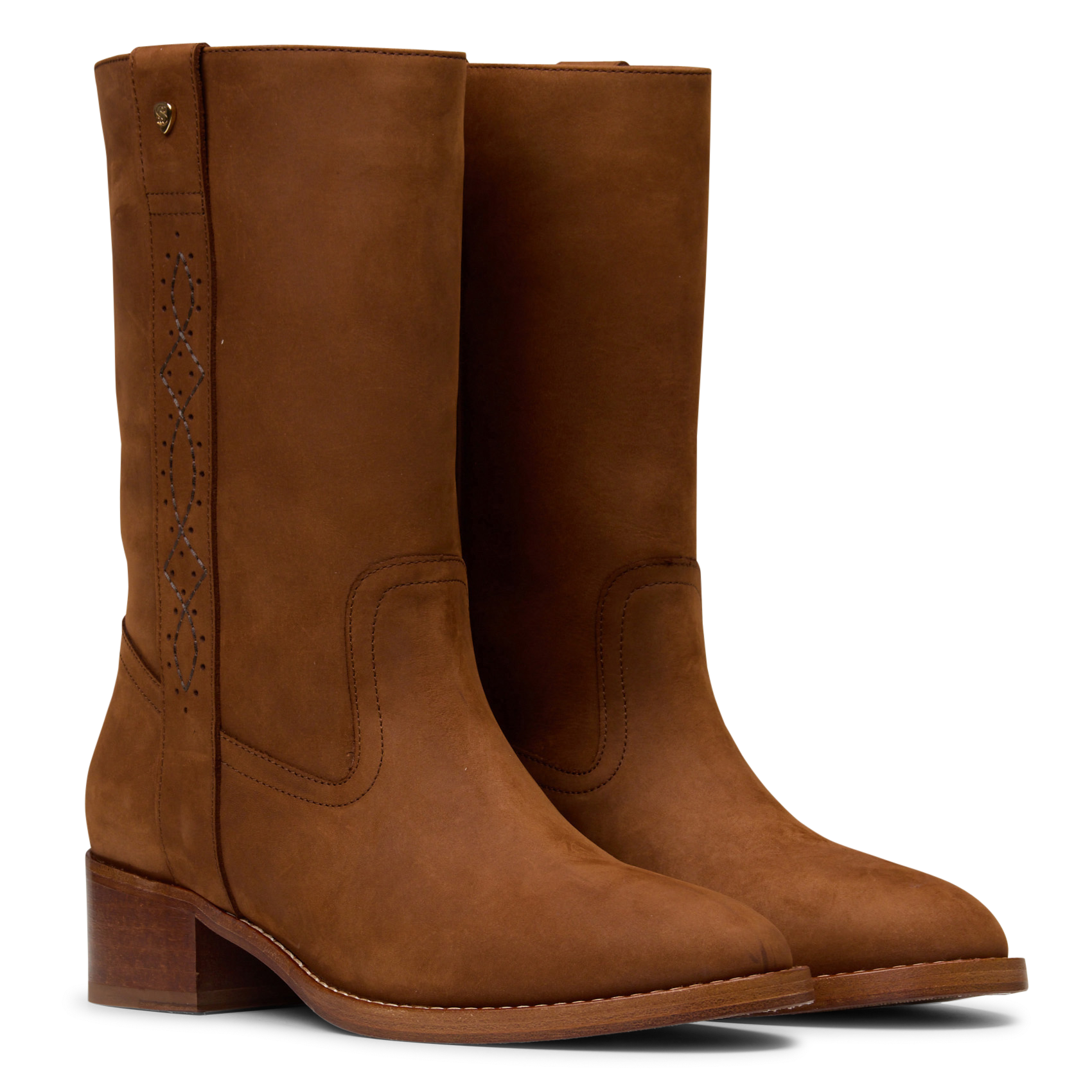 Bottes en cuir | Marron SOCQUE PARIS Femme