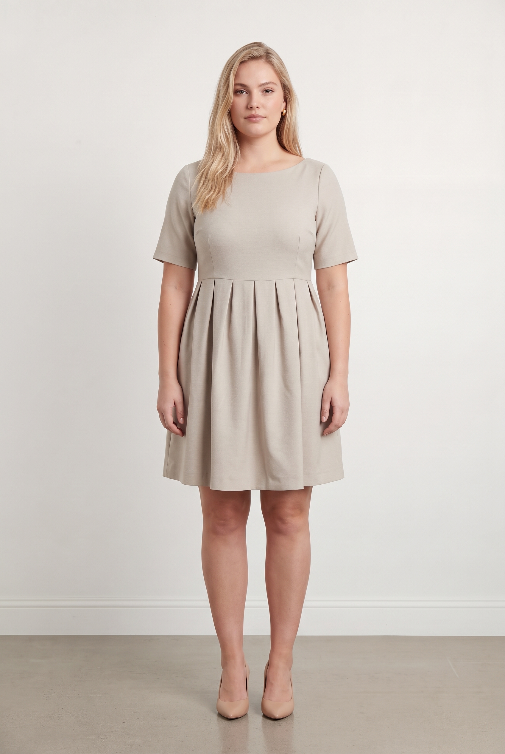 Short & midi dress TARA JARMON - Seconde Main Beige