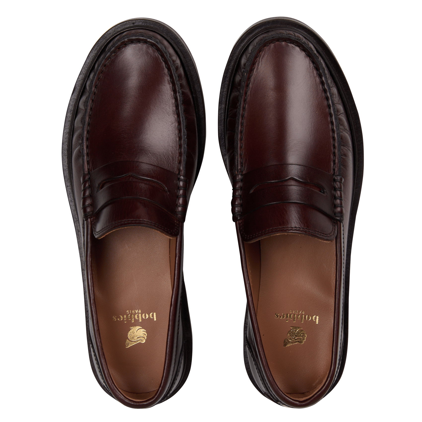 Mocassins en cuir  BOBBIES Marron