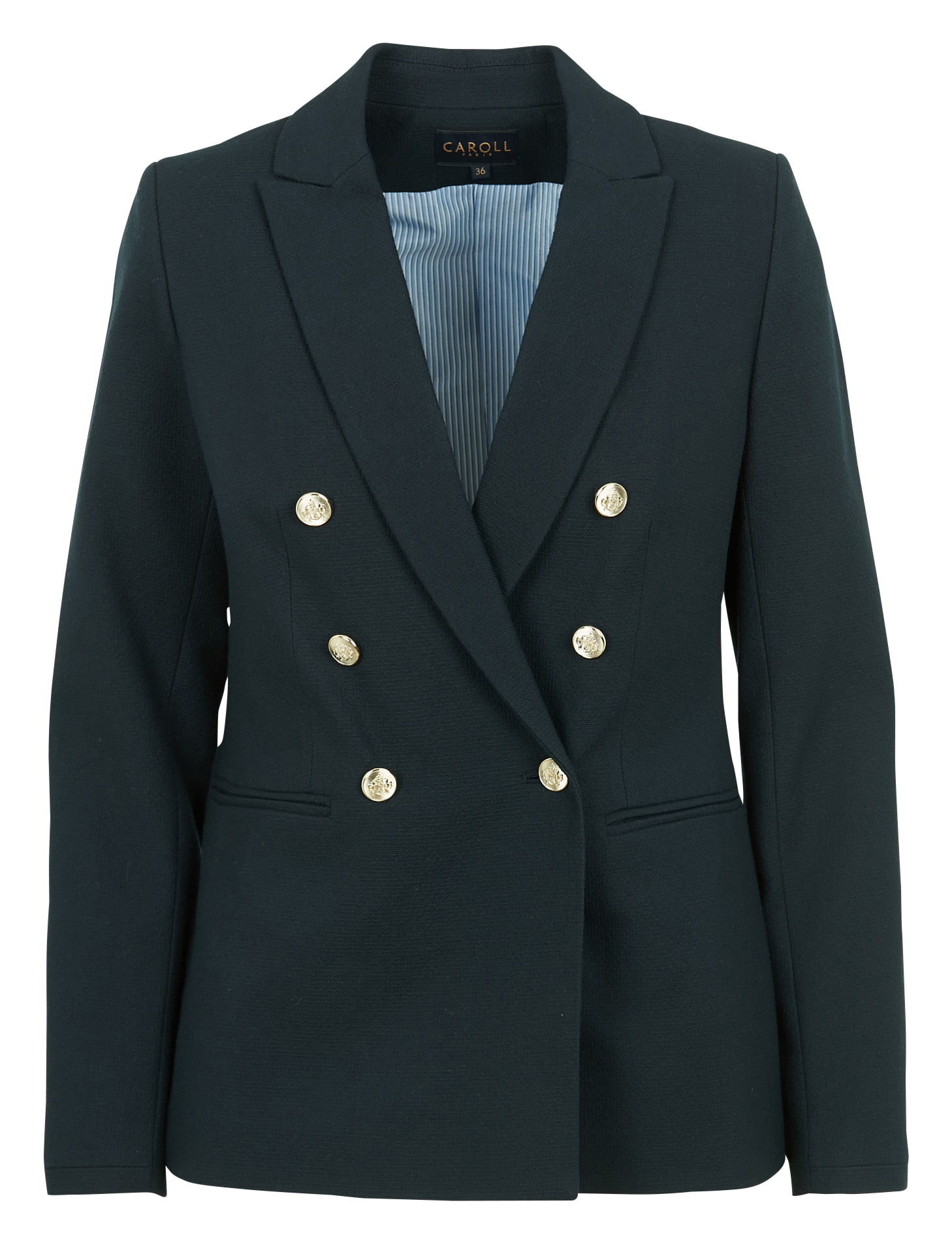 Blazer aus Baumwoll-Mix CAROLL Blau