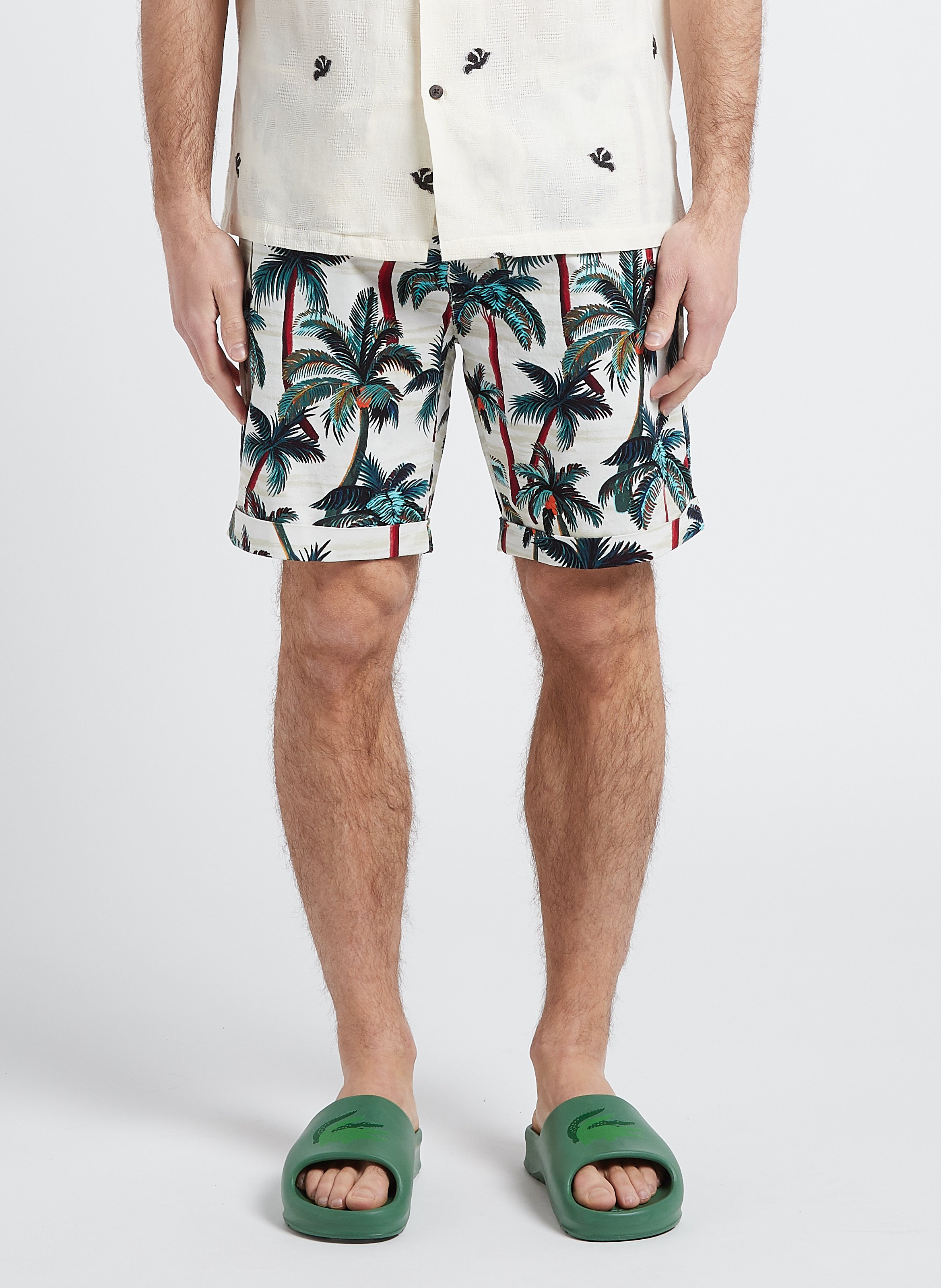 Short van katoenmix met print SCOTCH AND SODA Veelkleurig