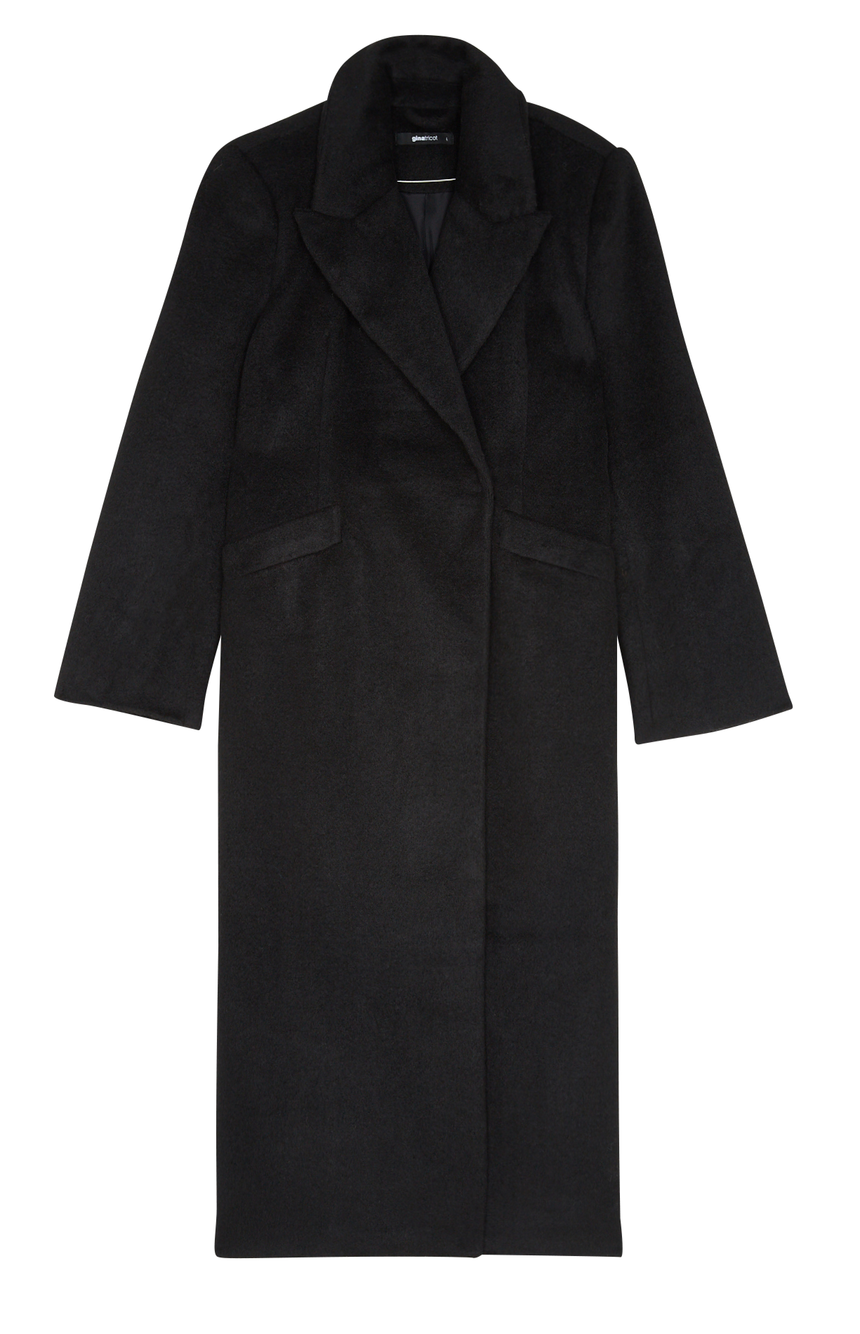 Manteau col tailleur GINA TRICOT Noir
