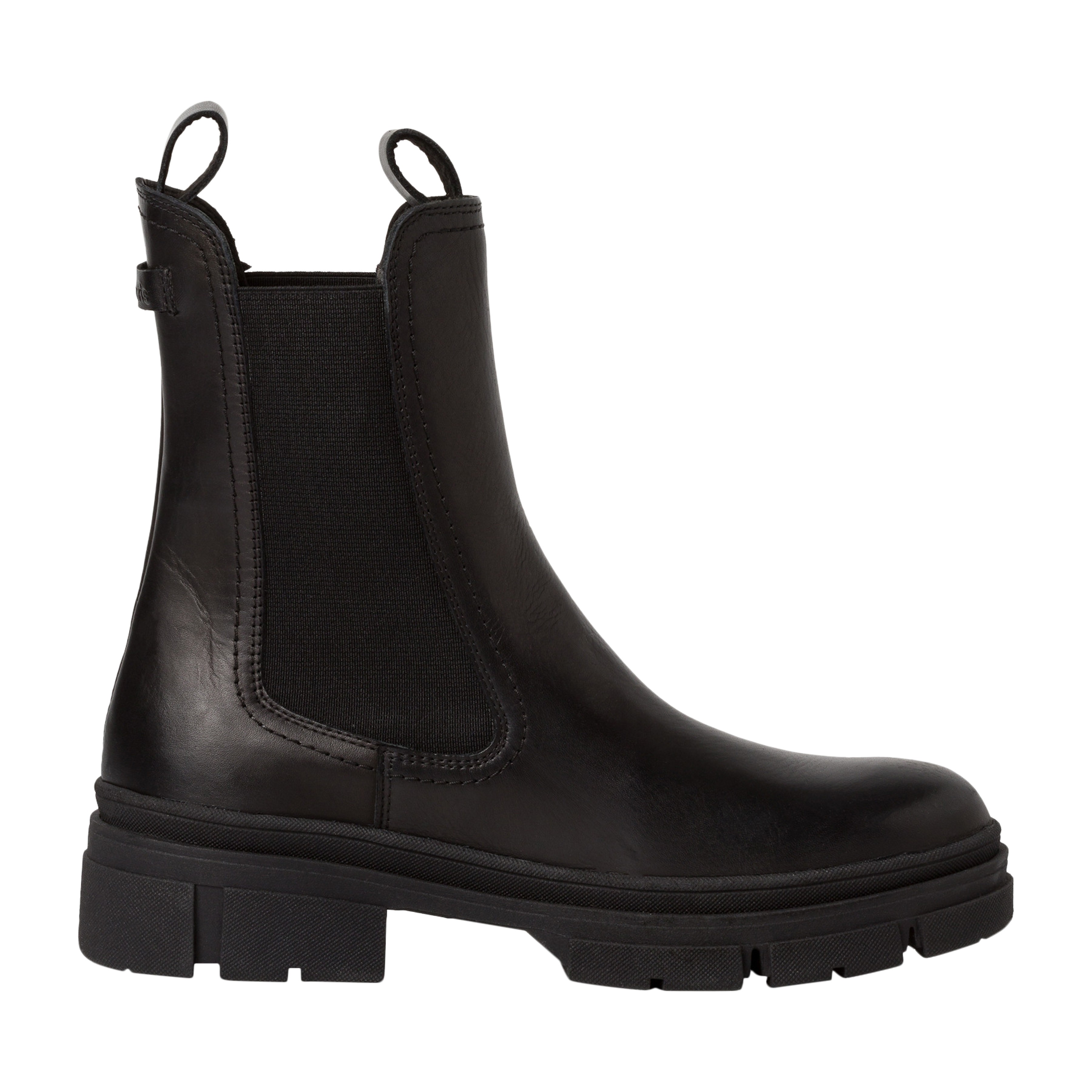 Leather Chelsea boots TAMARIS Black