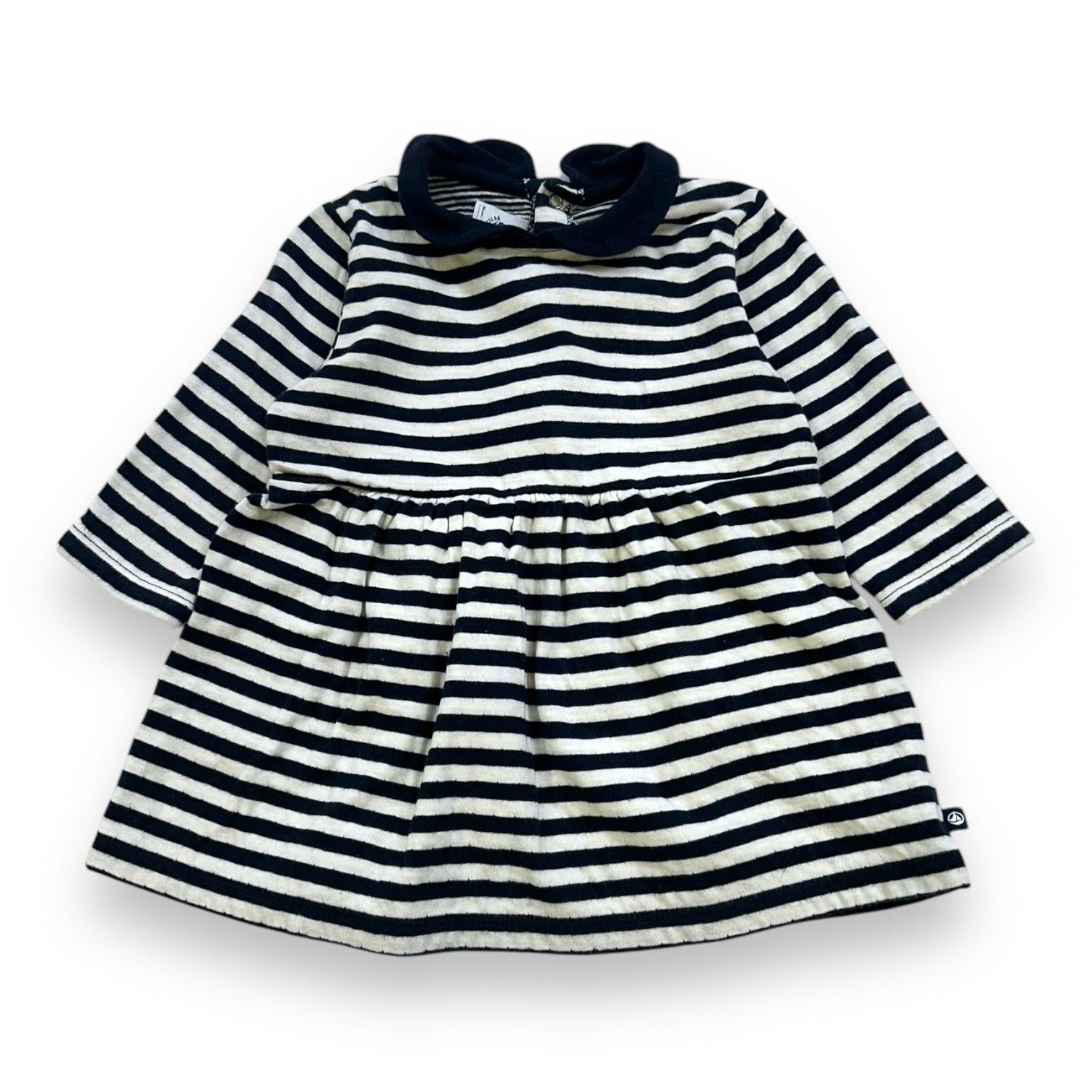 Blue baby dress - 6 months PETIT BATEAU - Seconde Main Blue