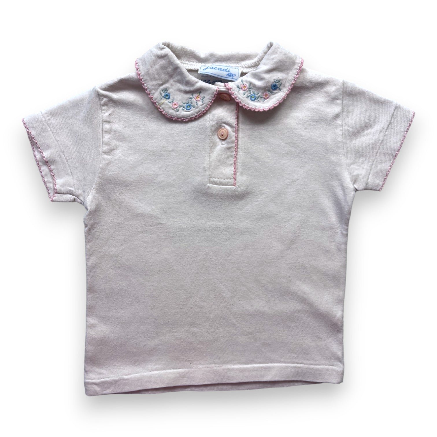 White baby T-shirt - 6 months JACADI - Seconde Main White