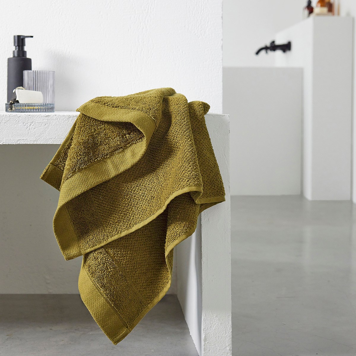 Solid color cotton beach towel TODAY LINGE DE MAISON Brown