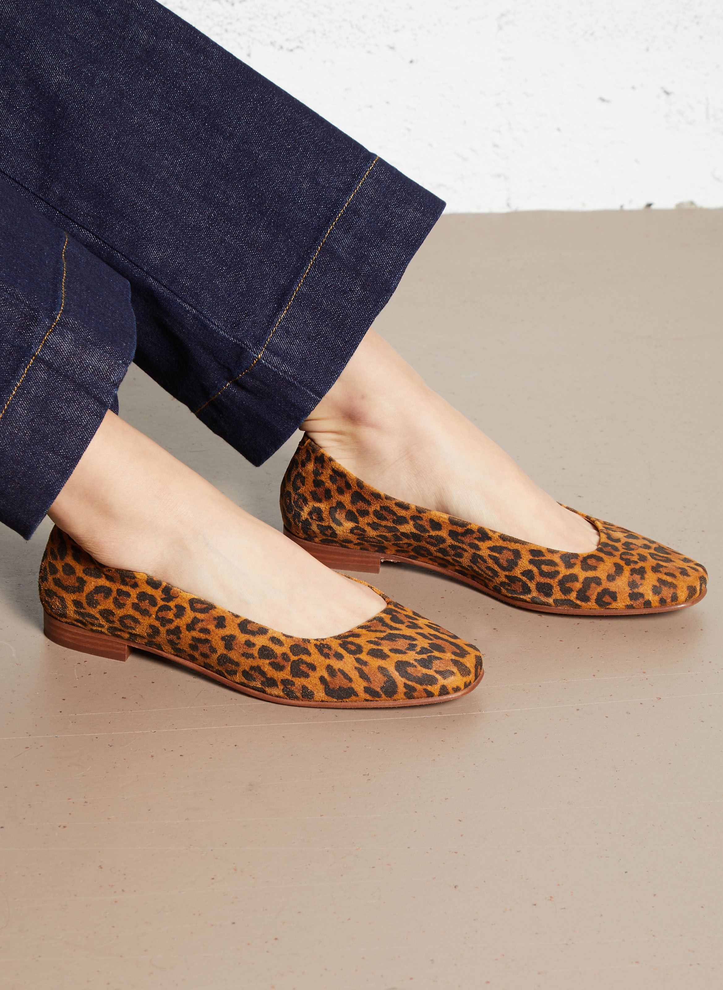 Ballerines en cuir BOBBIES Multicolore