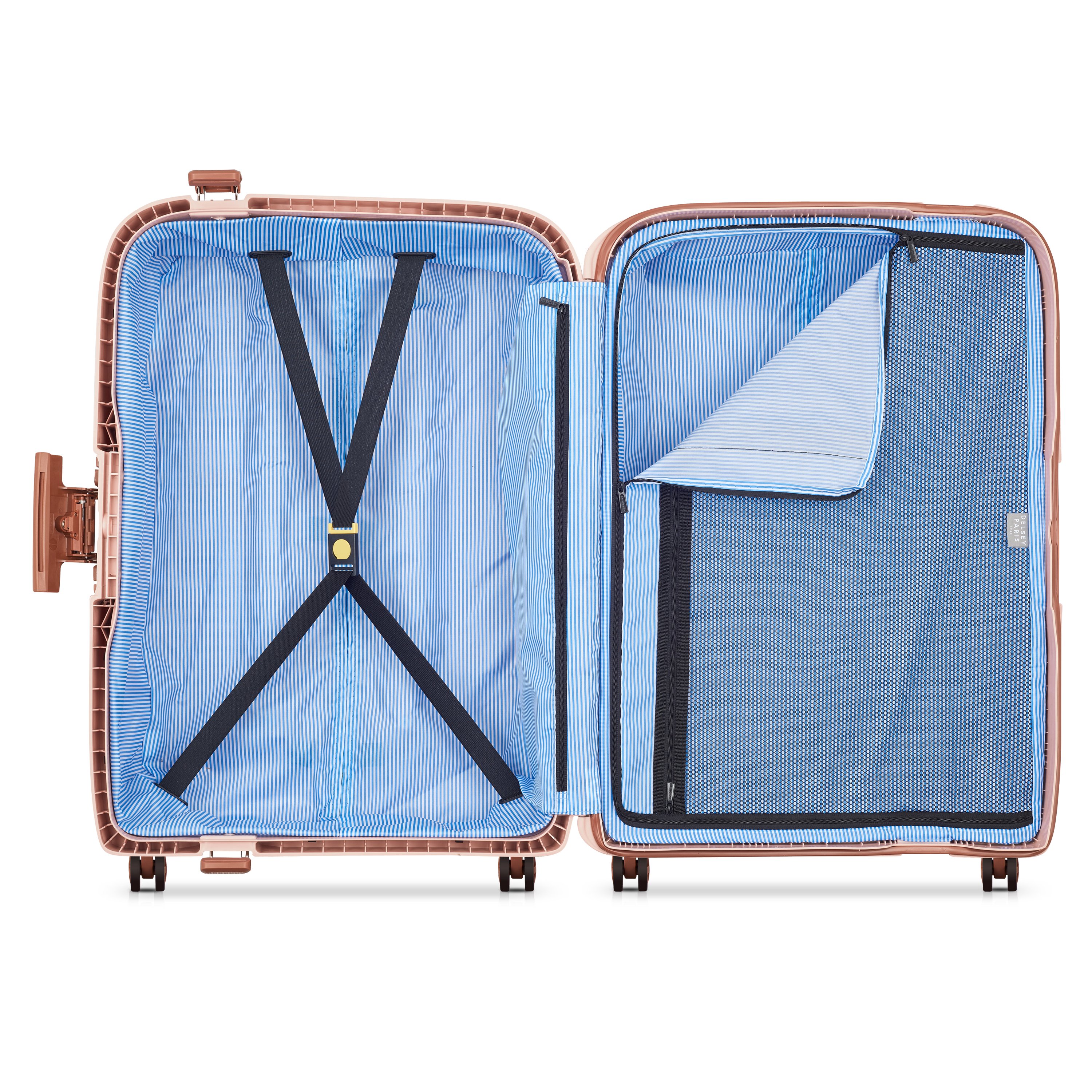 Rigid hold suitcase DELSEY PARIS Pink
