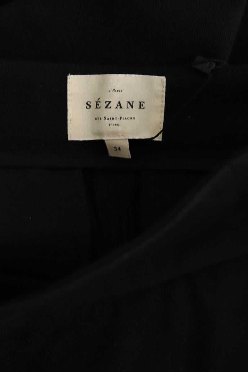 Slim-fit cotton cargo pants SEZANE - Seconde main Black