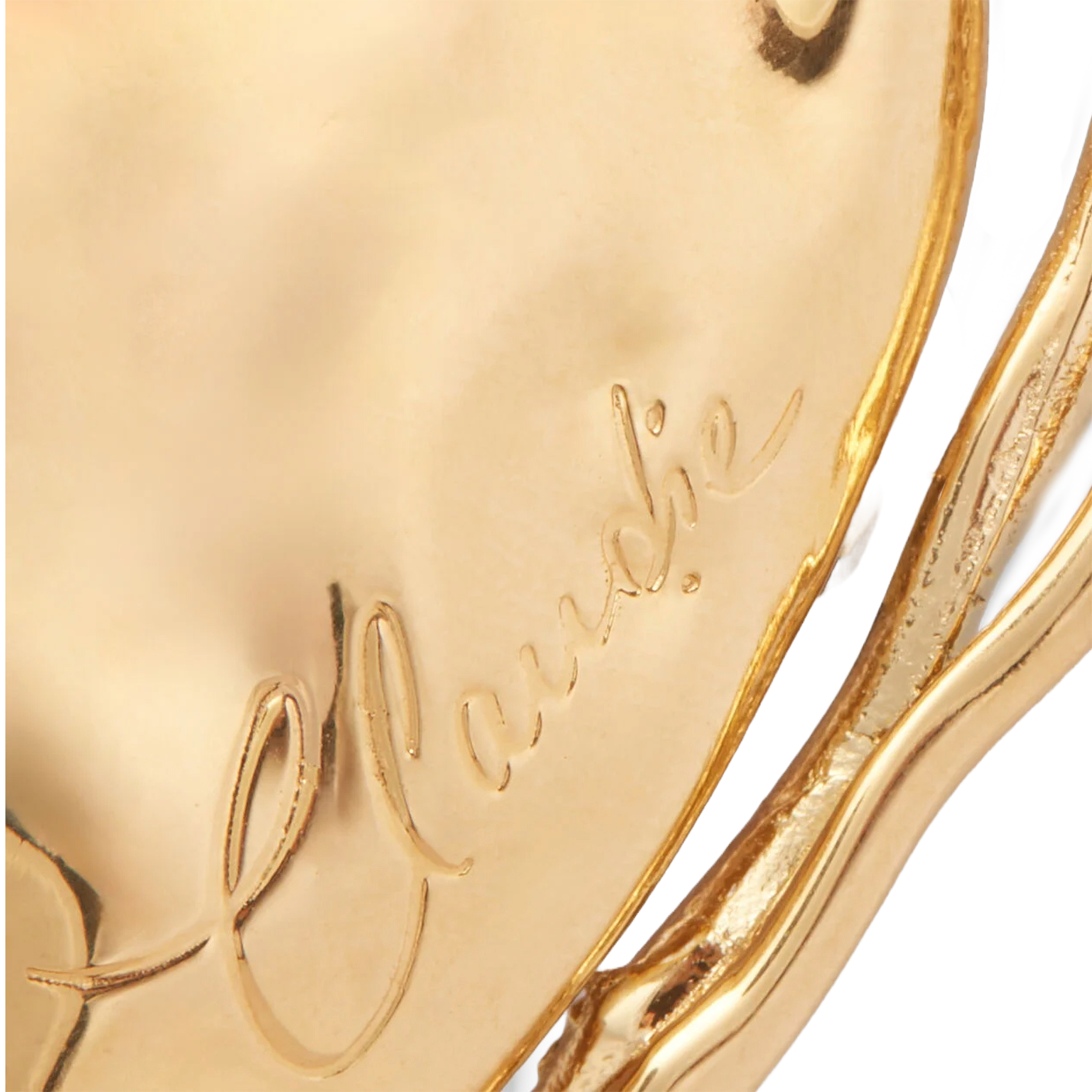 Broche en acier CLAUDIE PIERLOT Doré