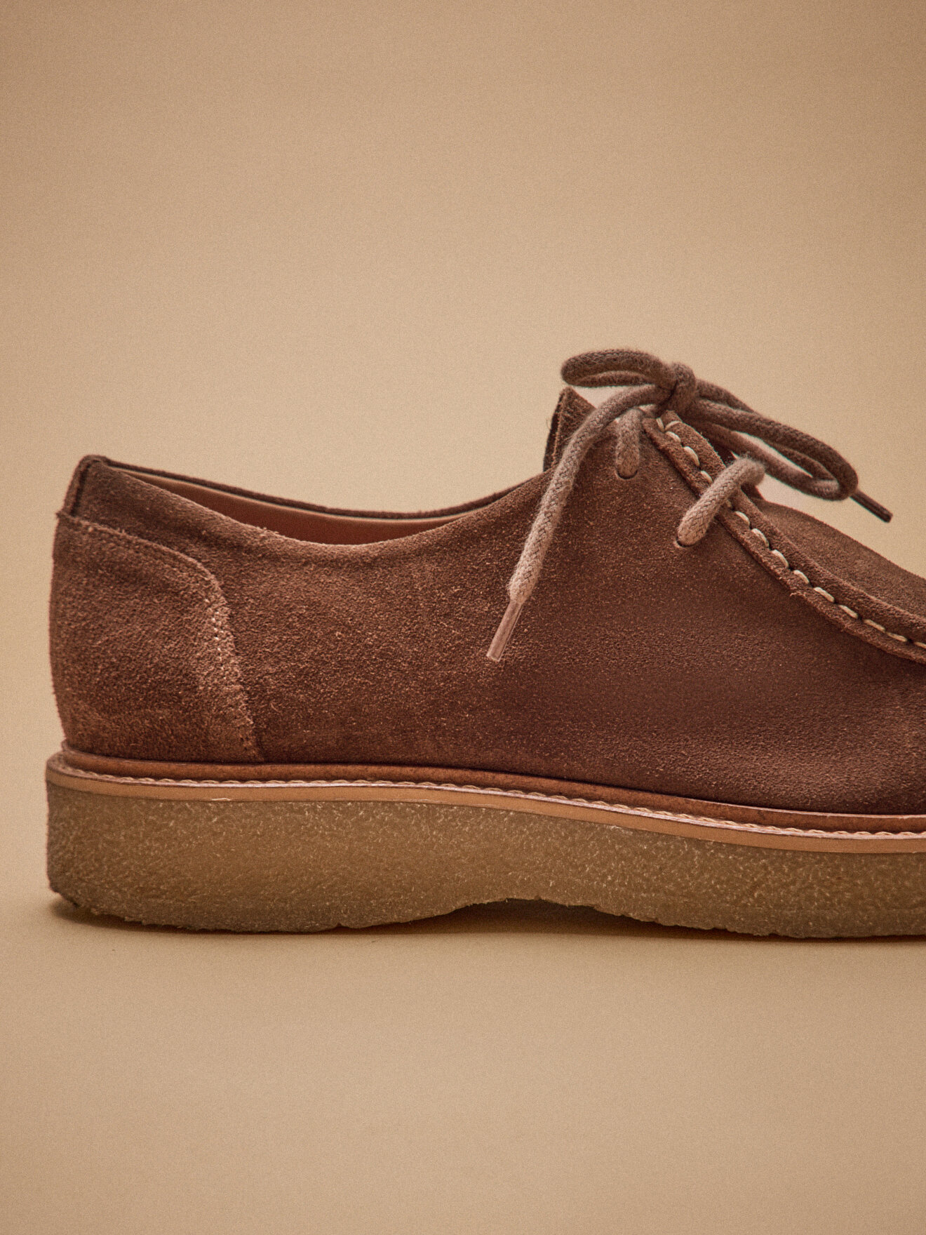 Leather lace-up derbies CYRILLUS Brown