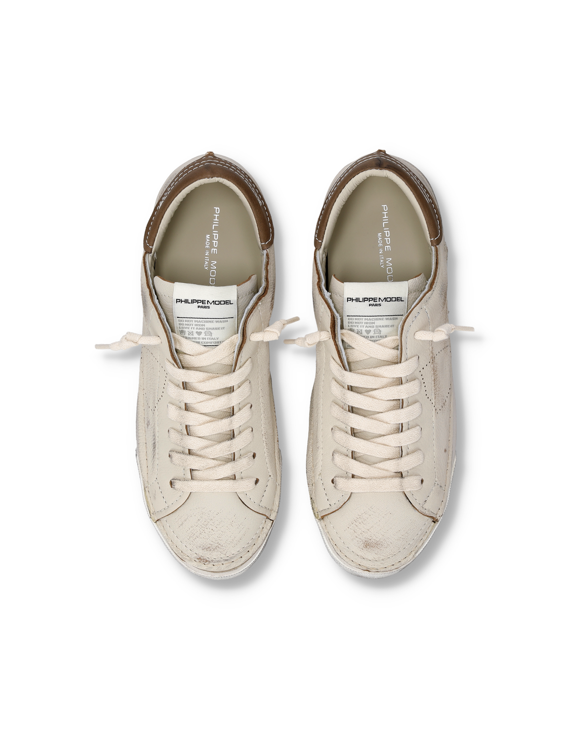 Tennis sneakers. PHILIPPE MODEL Beige