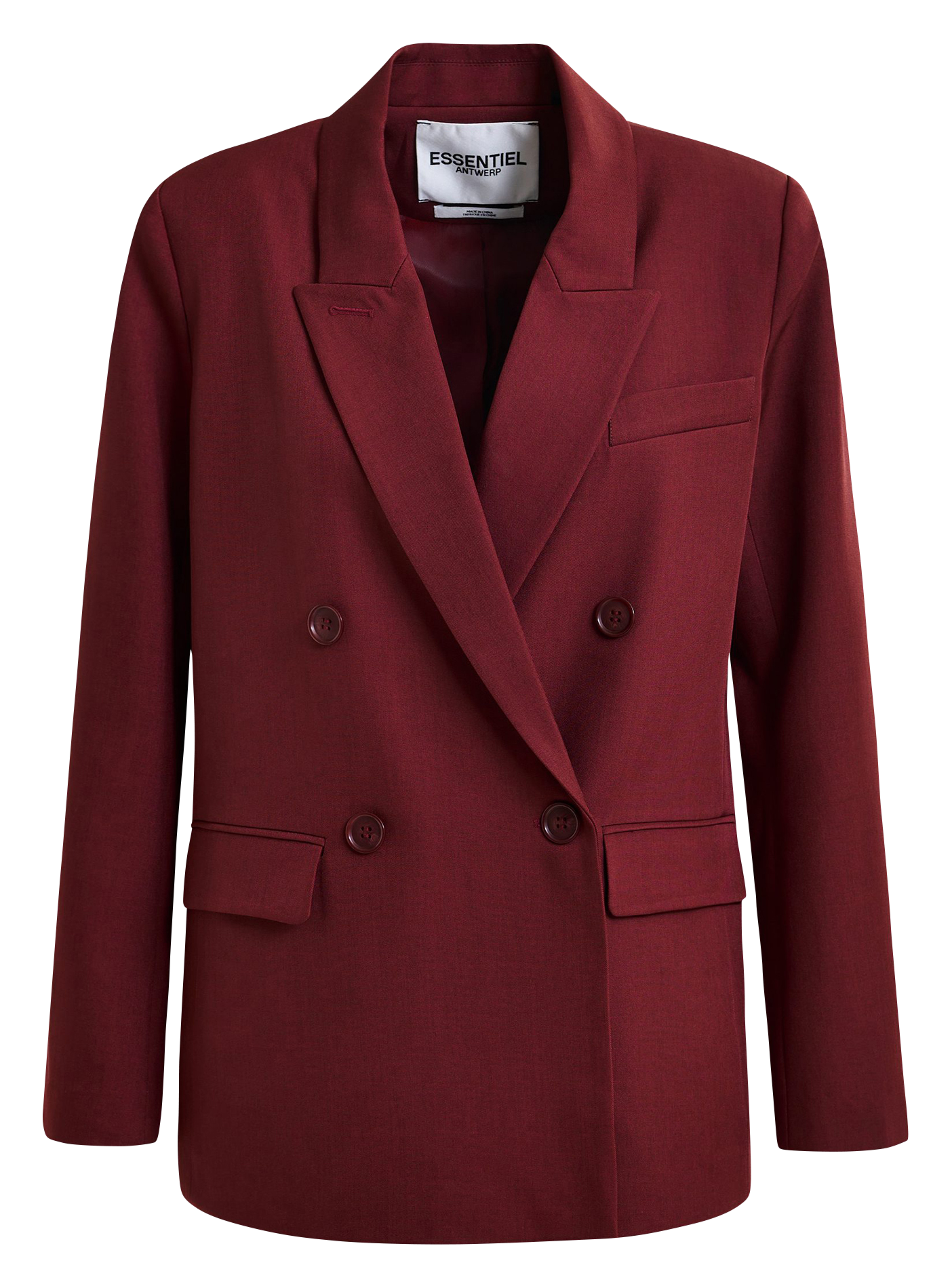 Veste col tailleur  ESSENTIEL ANTWERP Rouge