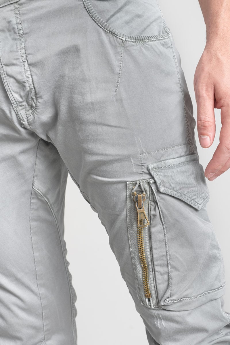 Cargo pants LE TEMPS DES CERISES Grey