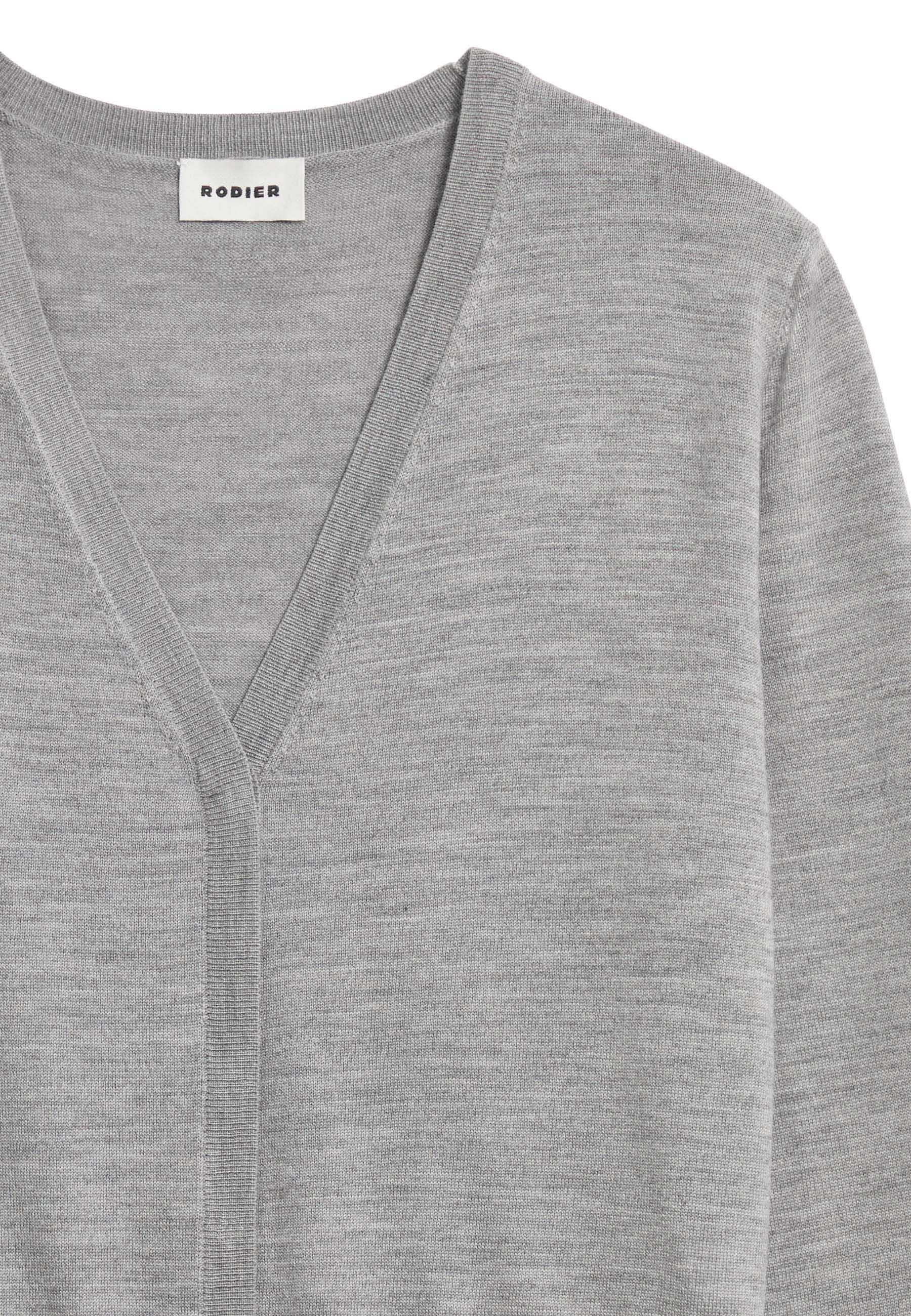 Wool lace vest RODIER Grey