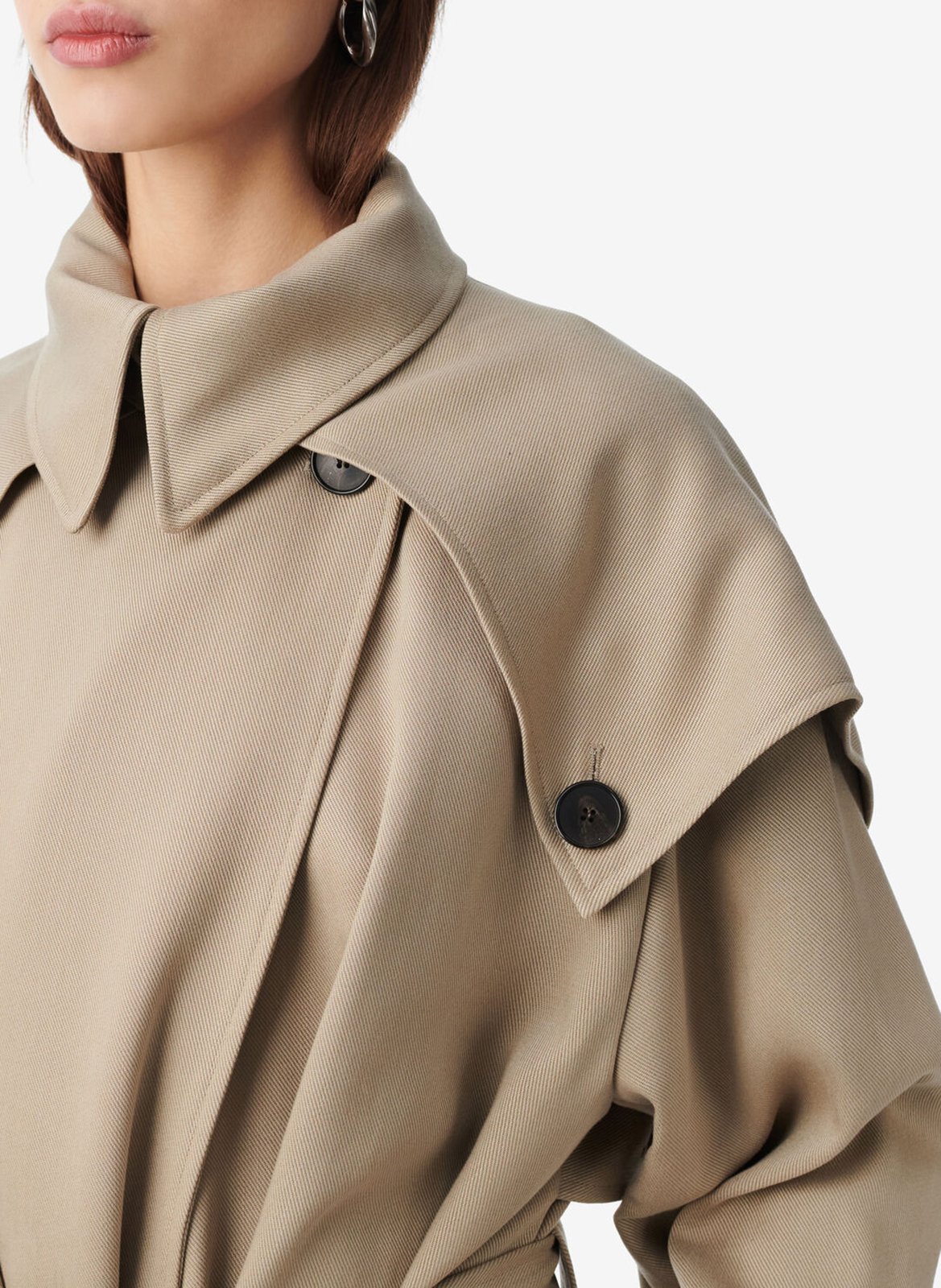 Trench mi-long IRO Beige