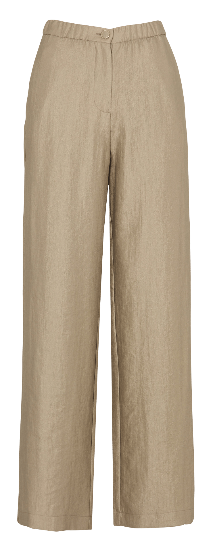 Wijde broek met pailletten IMPERIAL Bruin