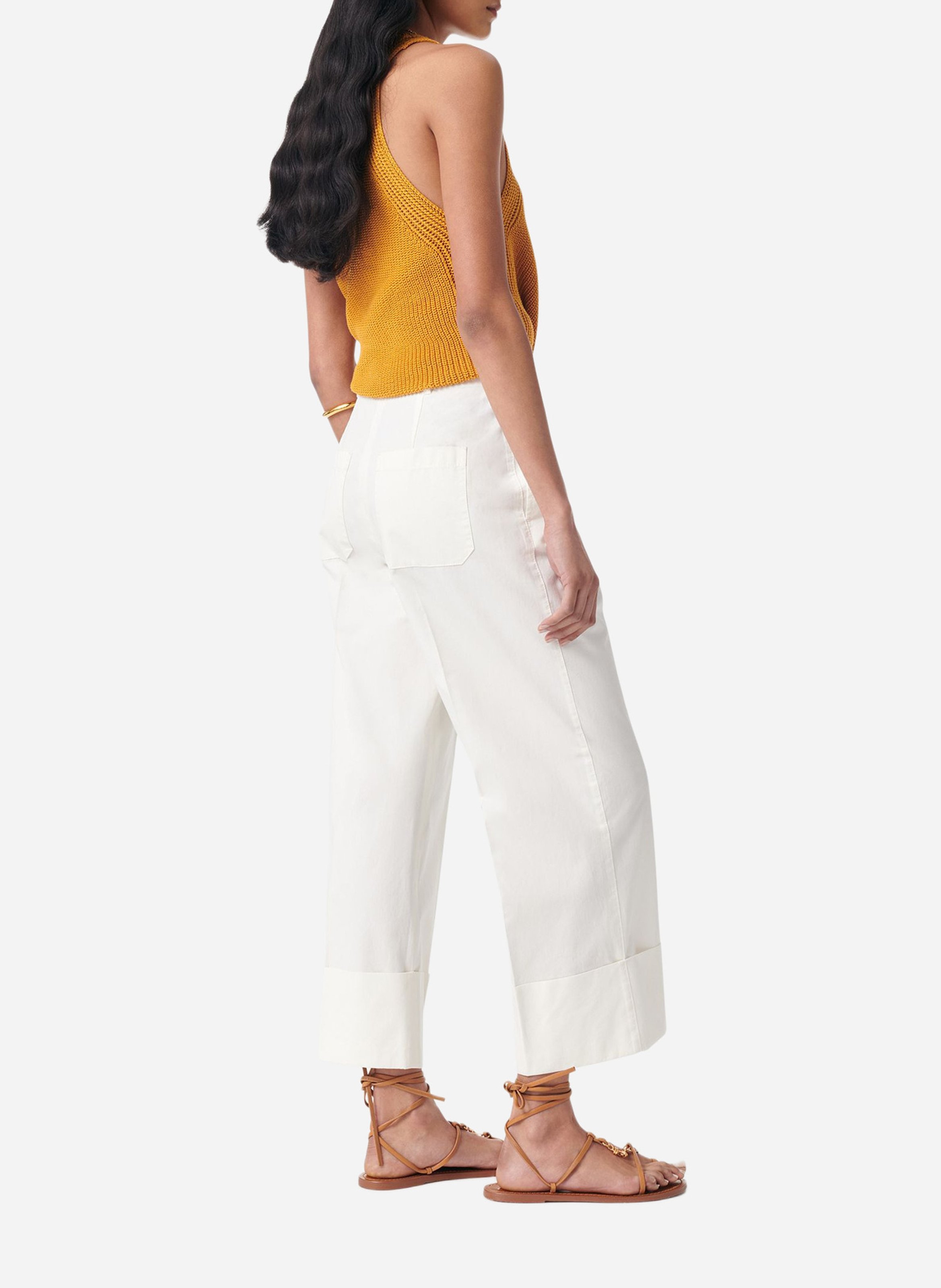 Wijde jeans VANESSA BRUNO Wit