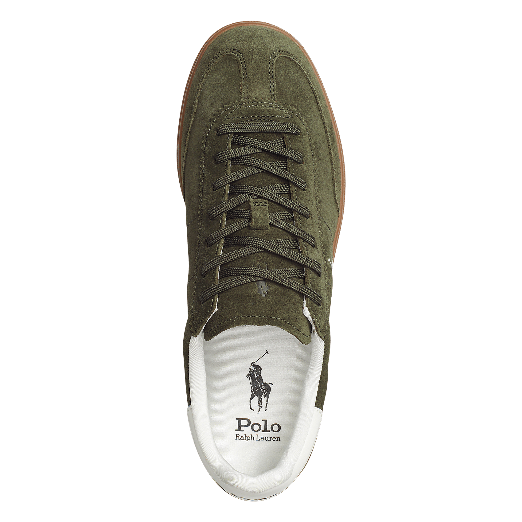 Niedrige Ledersneaker POLO RALPH LAUREN Grun