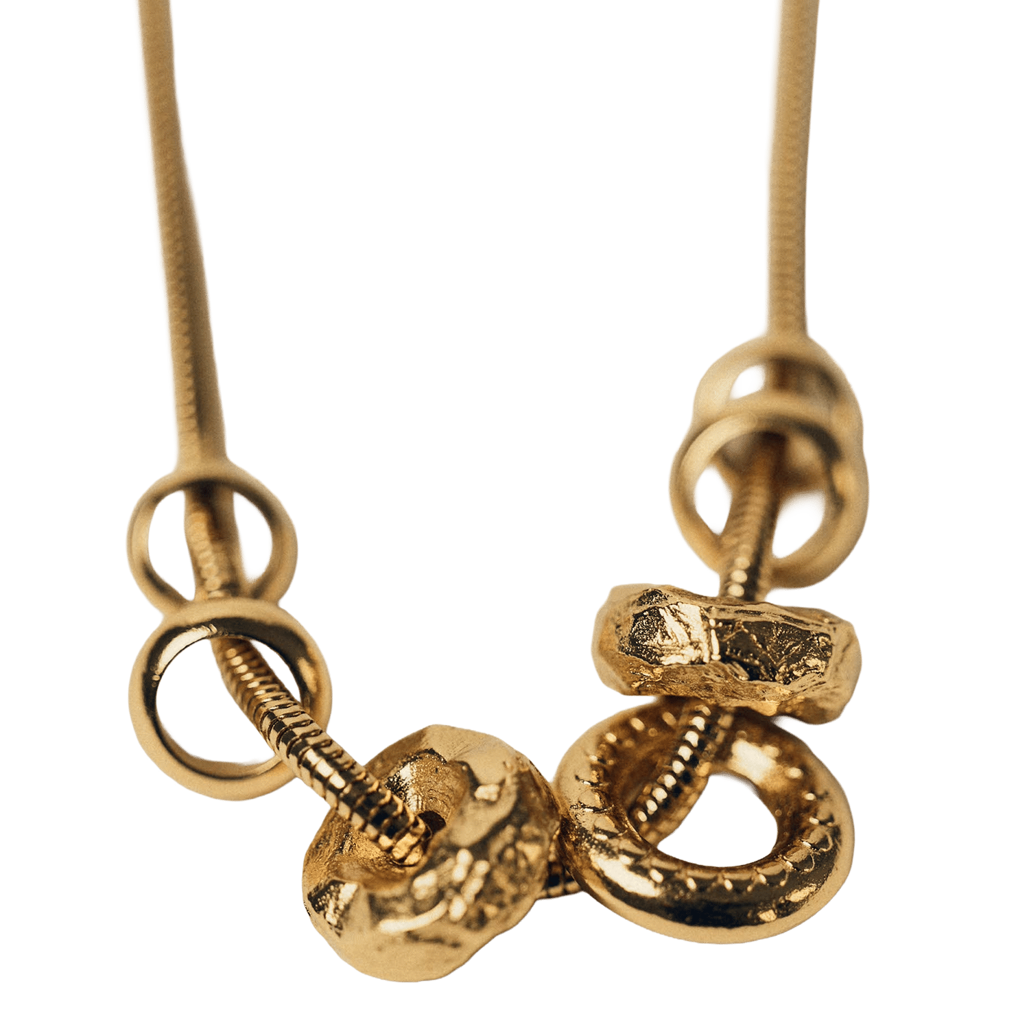 Halskette mit Ringen SESSUN Golden