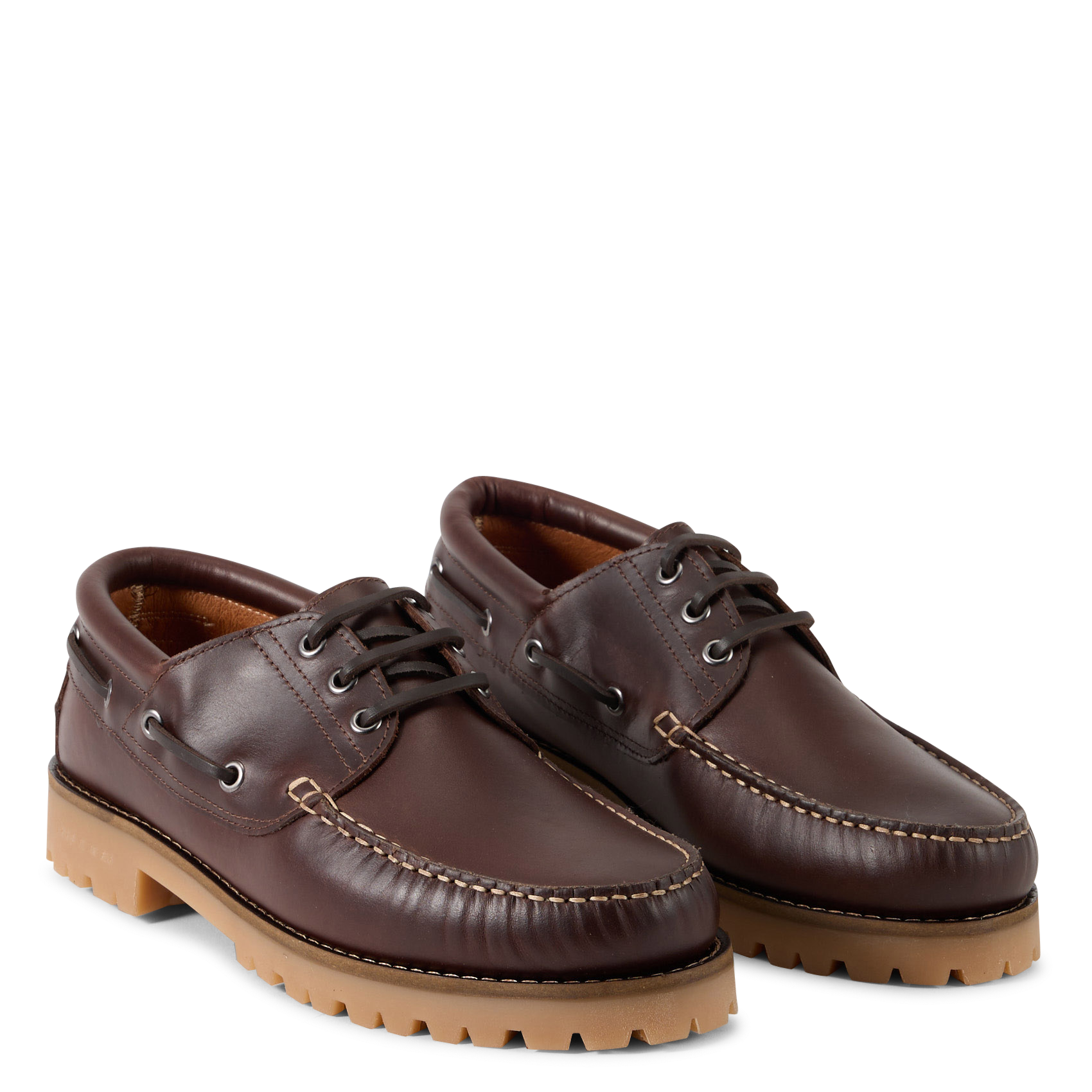 Bootschoenen van leer IKKS Bruin