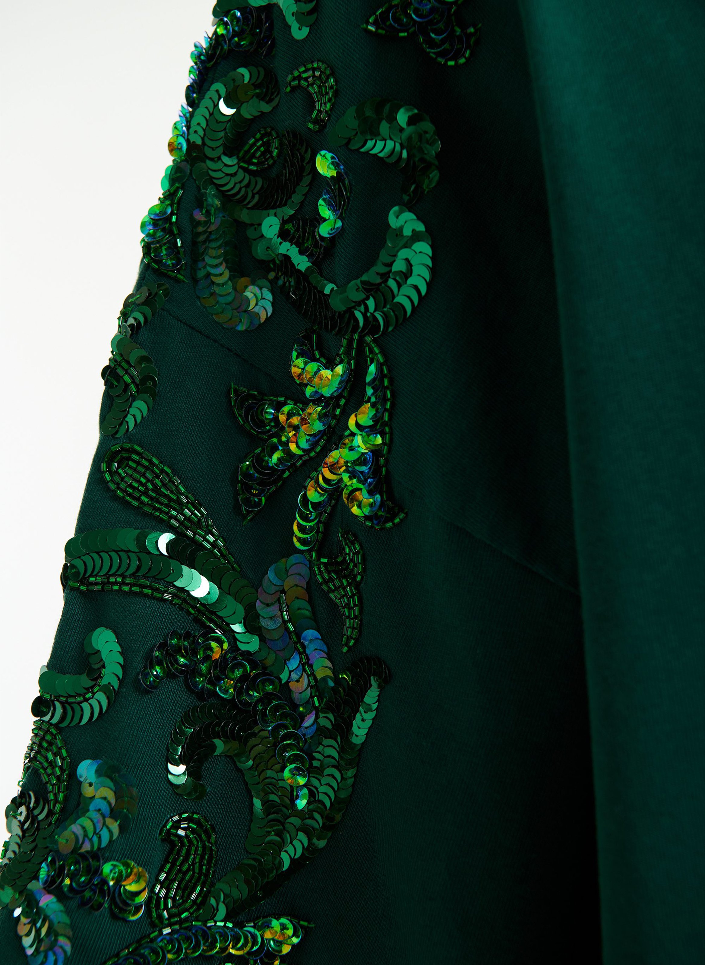 Oversize-T-Shirt mit Rundhalsausschnitt ESSENTIEL ANTWERP Grun
