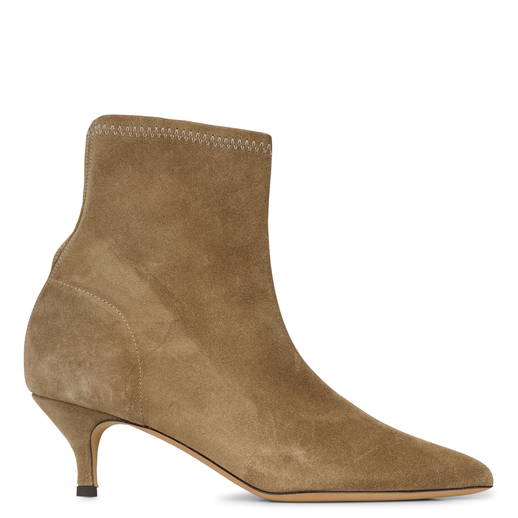 Suede leather ankle boots ANONYMOUS COPENHAGEN Brown