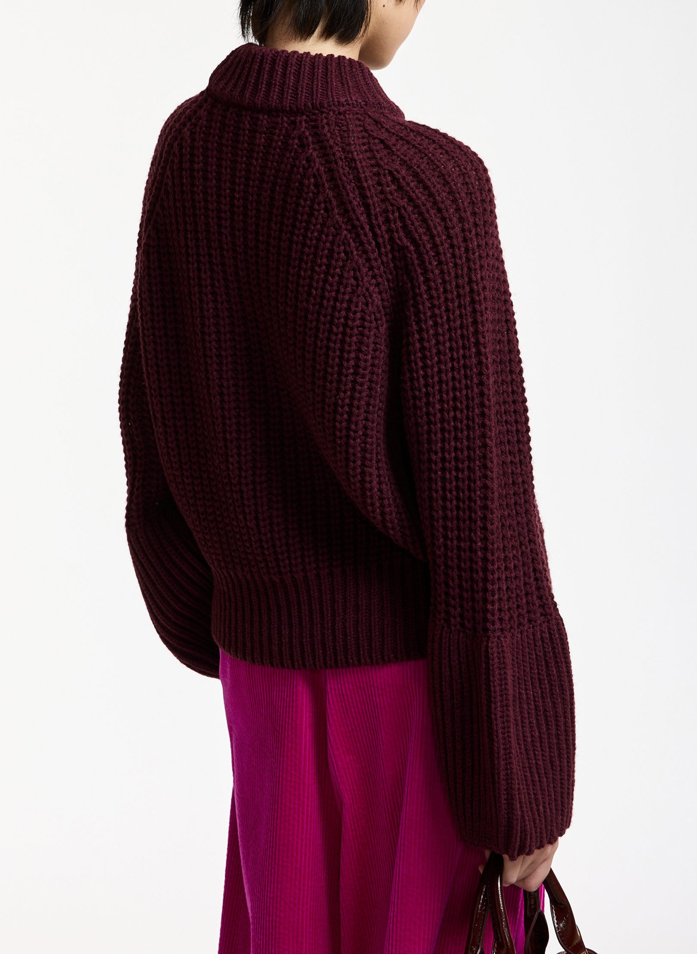 Wijde, katoenen broek ESSENTIEL ANTWERP Roze