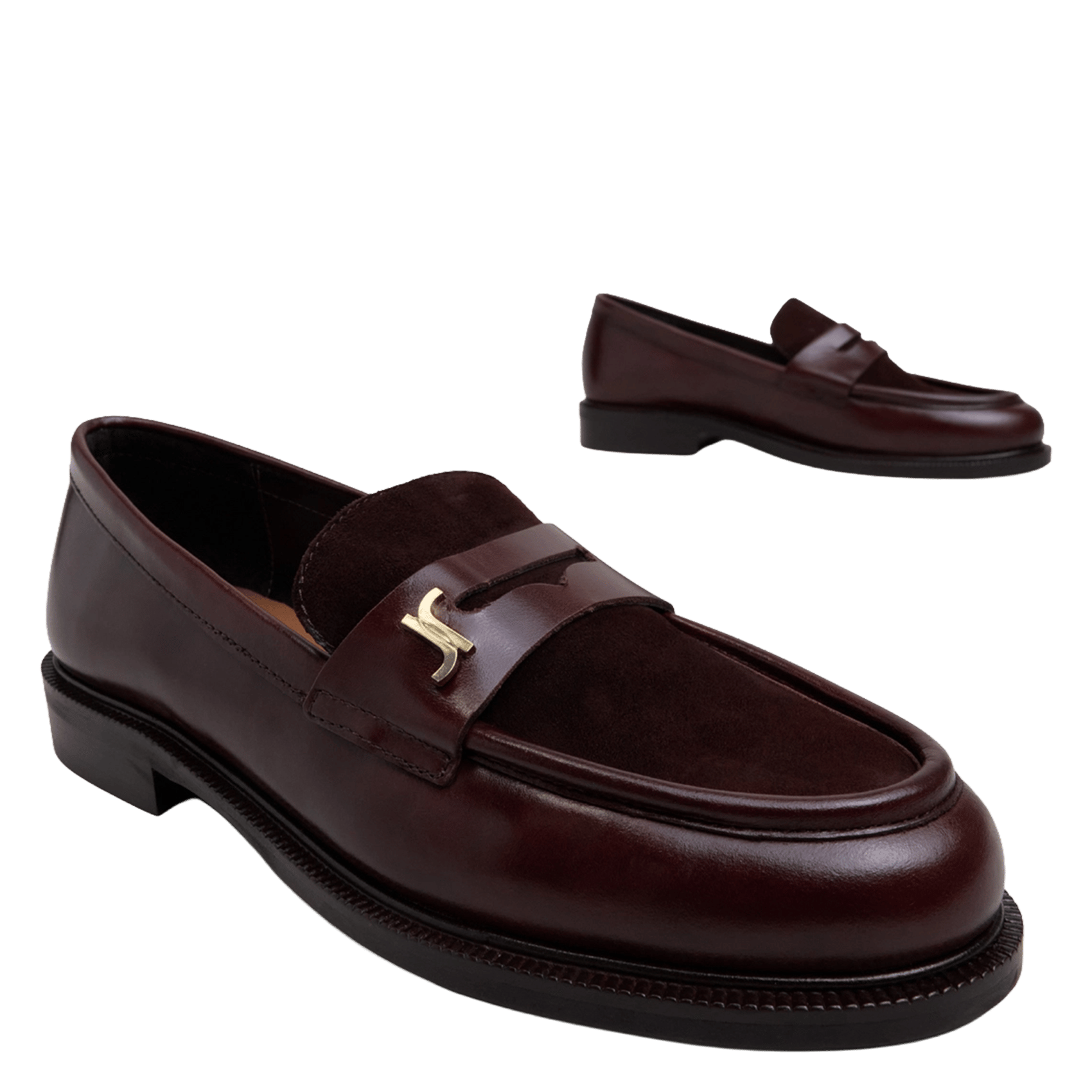 Mocassins en cuir JONAK Marron