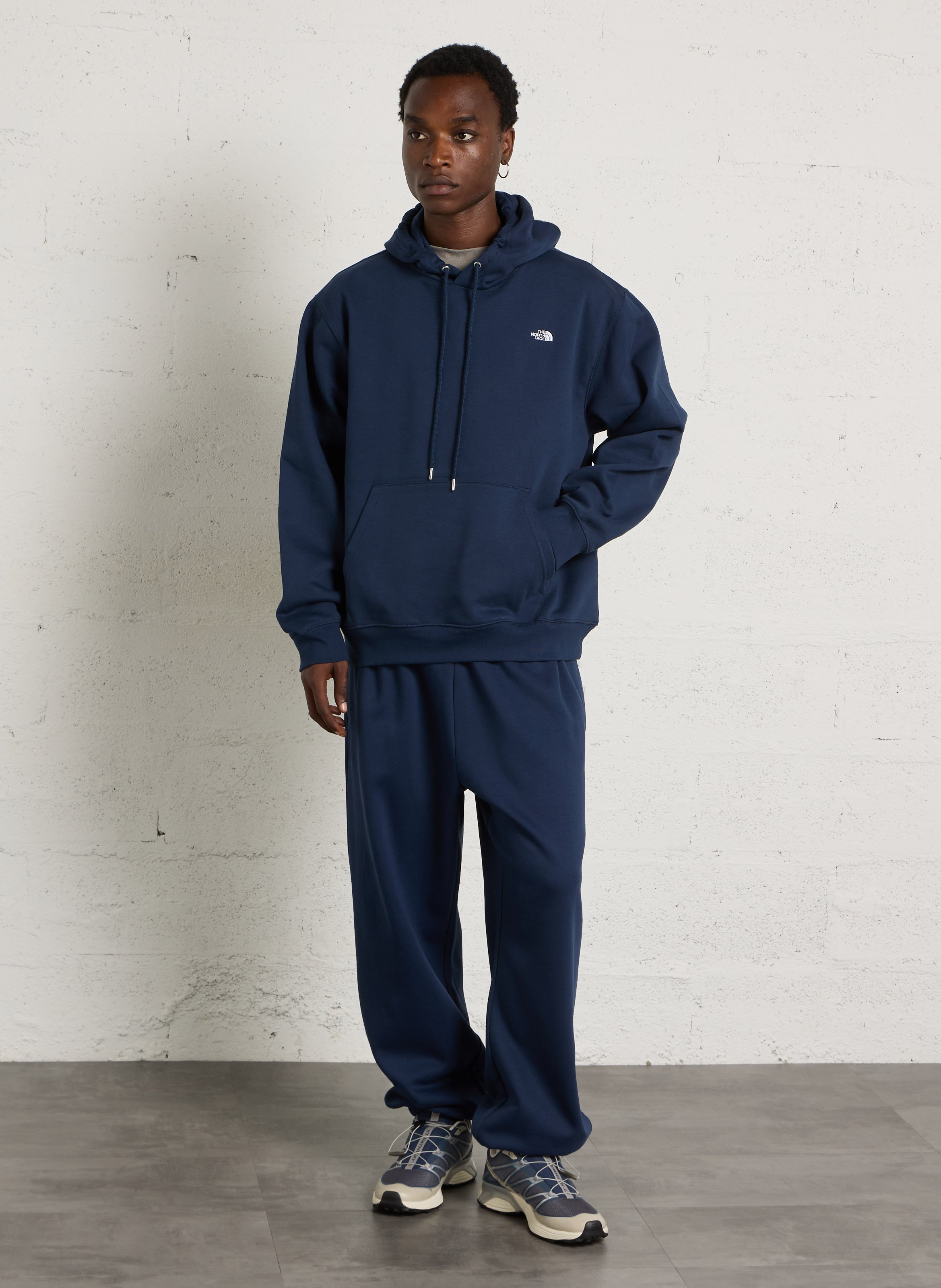 Cotton-blend track pants THE NORTH FACE Blue