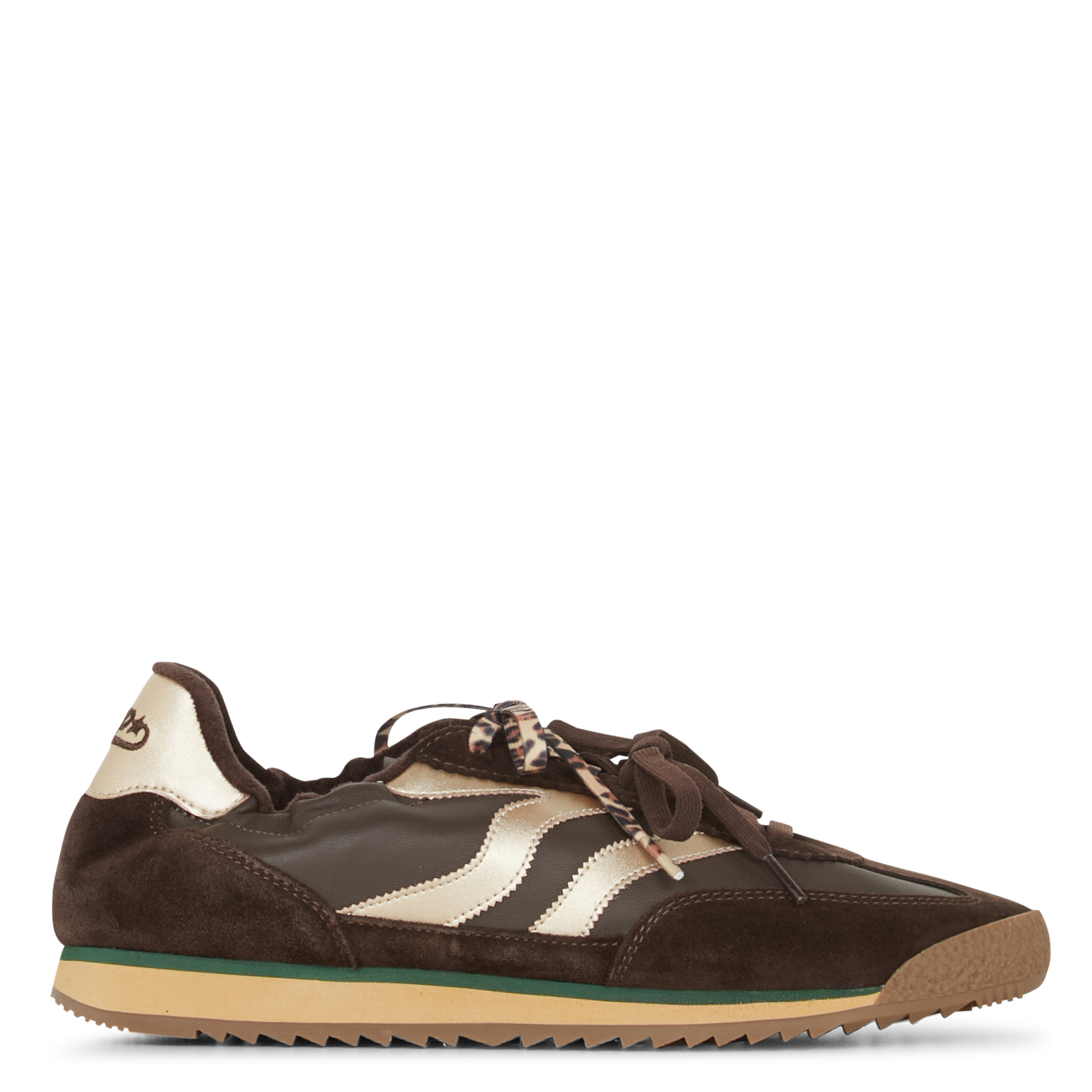 Sneakers mit doppeltem Schnürsenkel MRP Braun