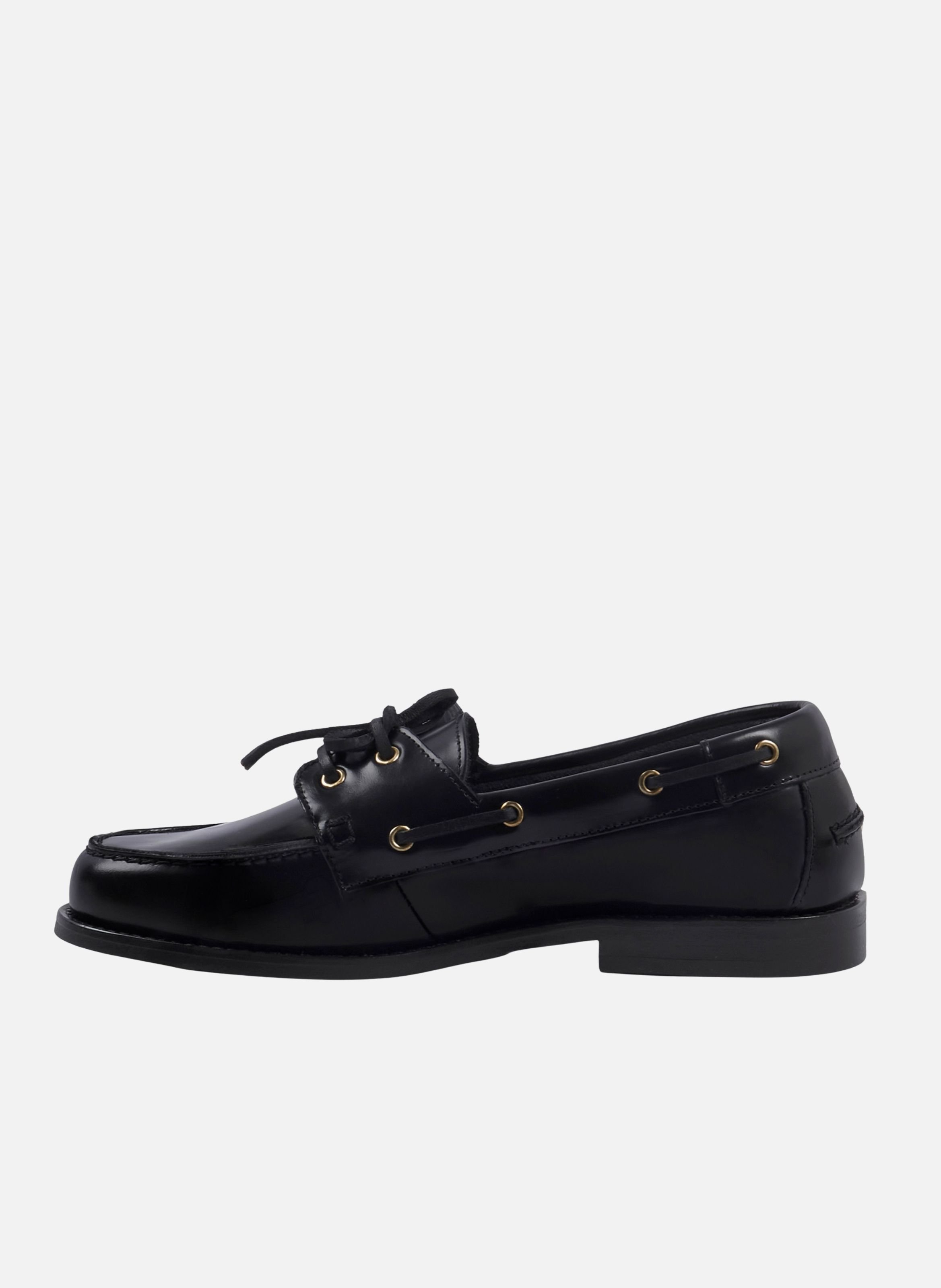 MOCASSINS BATEAU THELMA patent leather JULES & JENN Black