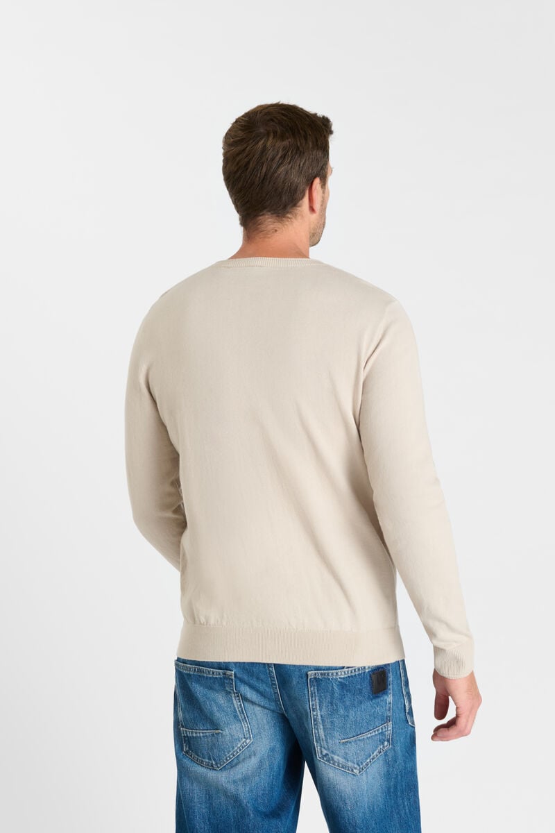 Round-neck sweater LE TEMPS DES CERISES Beige