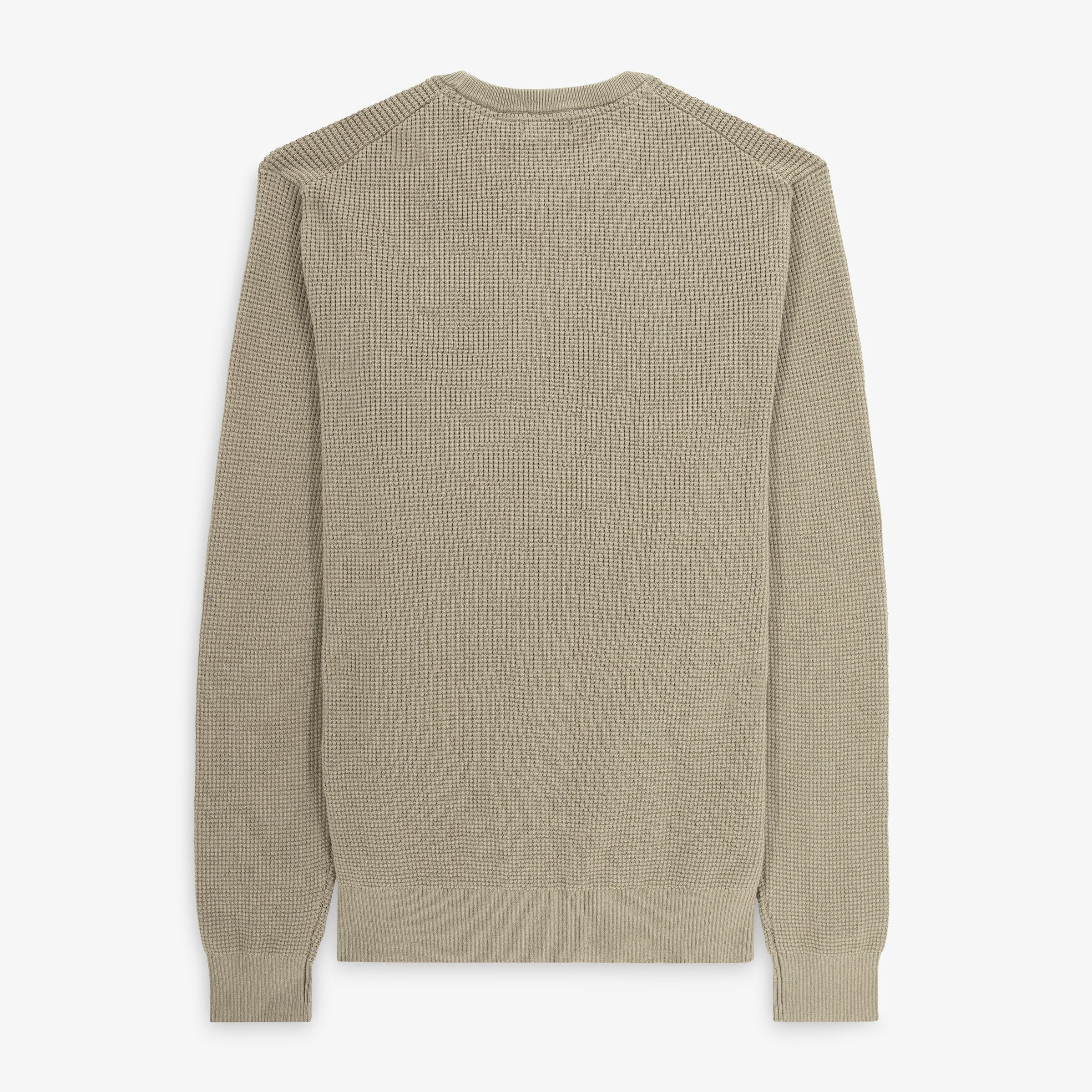 Manolo cotton and silk crew-neck sweater SERGE BLANCO Beige