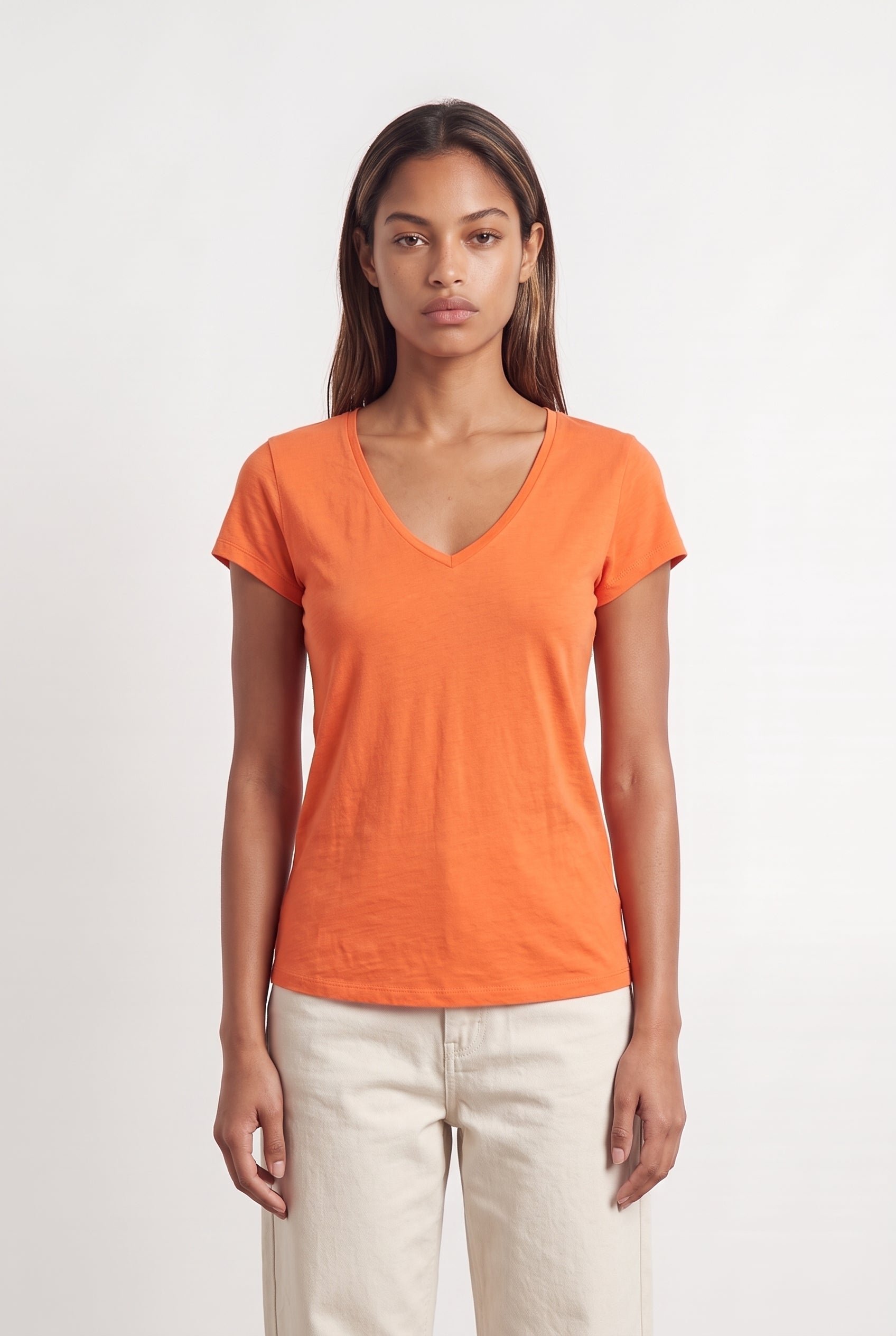 T-shirt ABSOLUT CASHMERE - Seconde main Orange