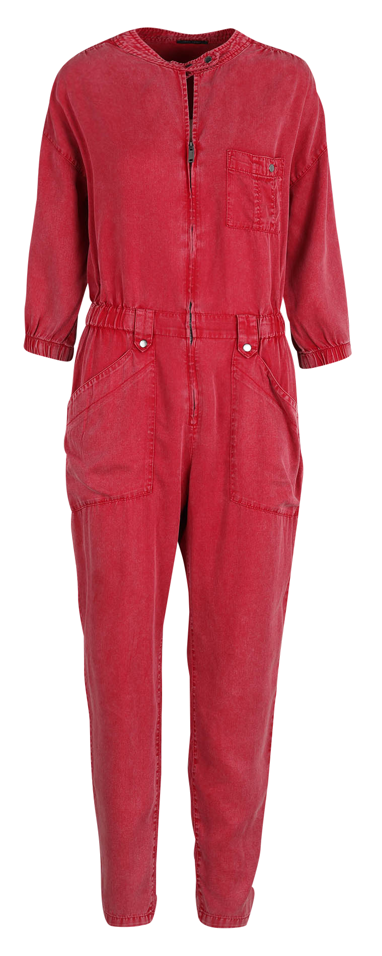 Soepelvallende Jumpsuit Met Rits Rouge Delave Ikks Dames Place des Tendances