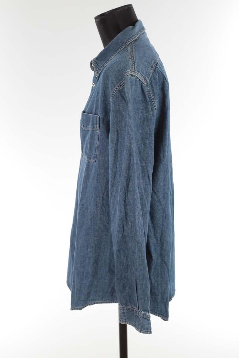 Cotton shirt ACNE STUDIOS - Seconde Main Blue