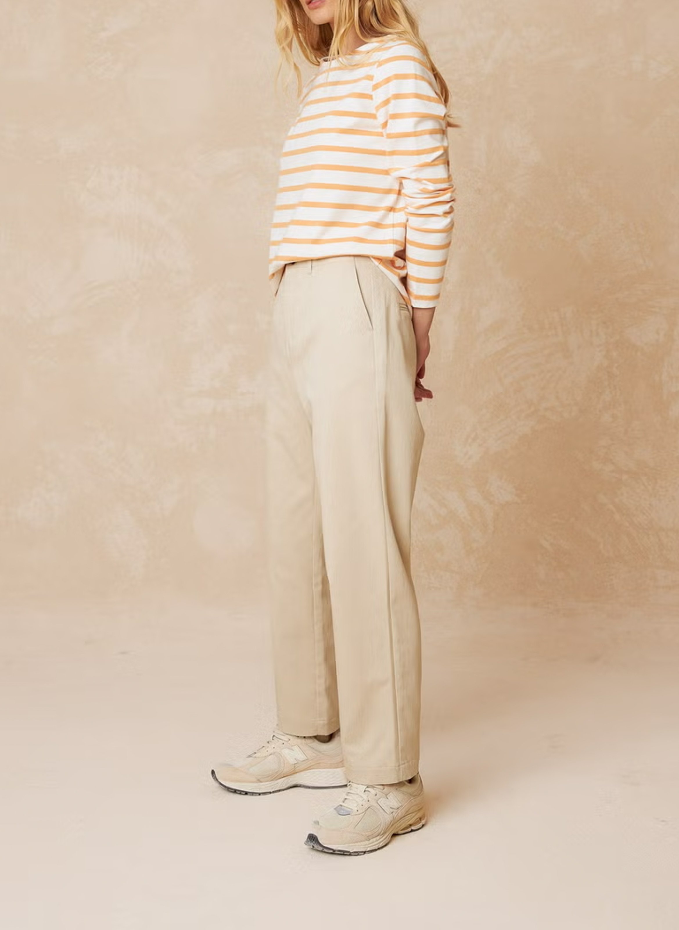 Cotton-blend bucket hat INDI & COLD Beige