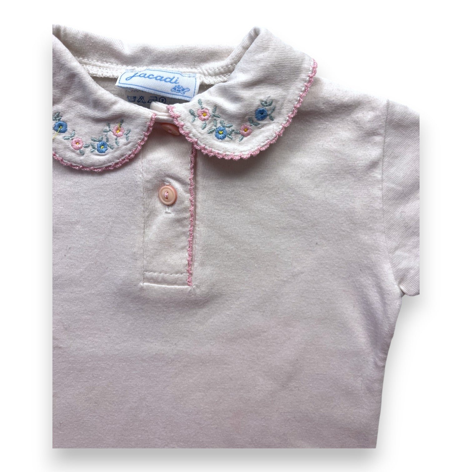 White baby T-shirt - 6 months JACADI - Seconde Main White