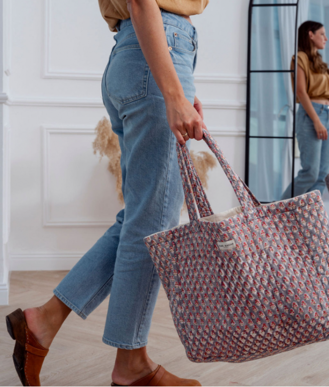 Tote bag BINDI ATELIER Blue